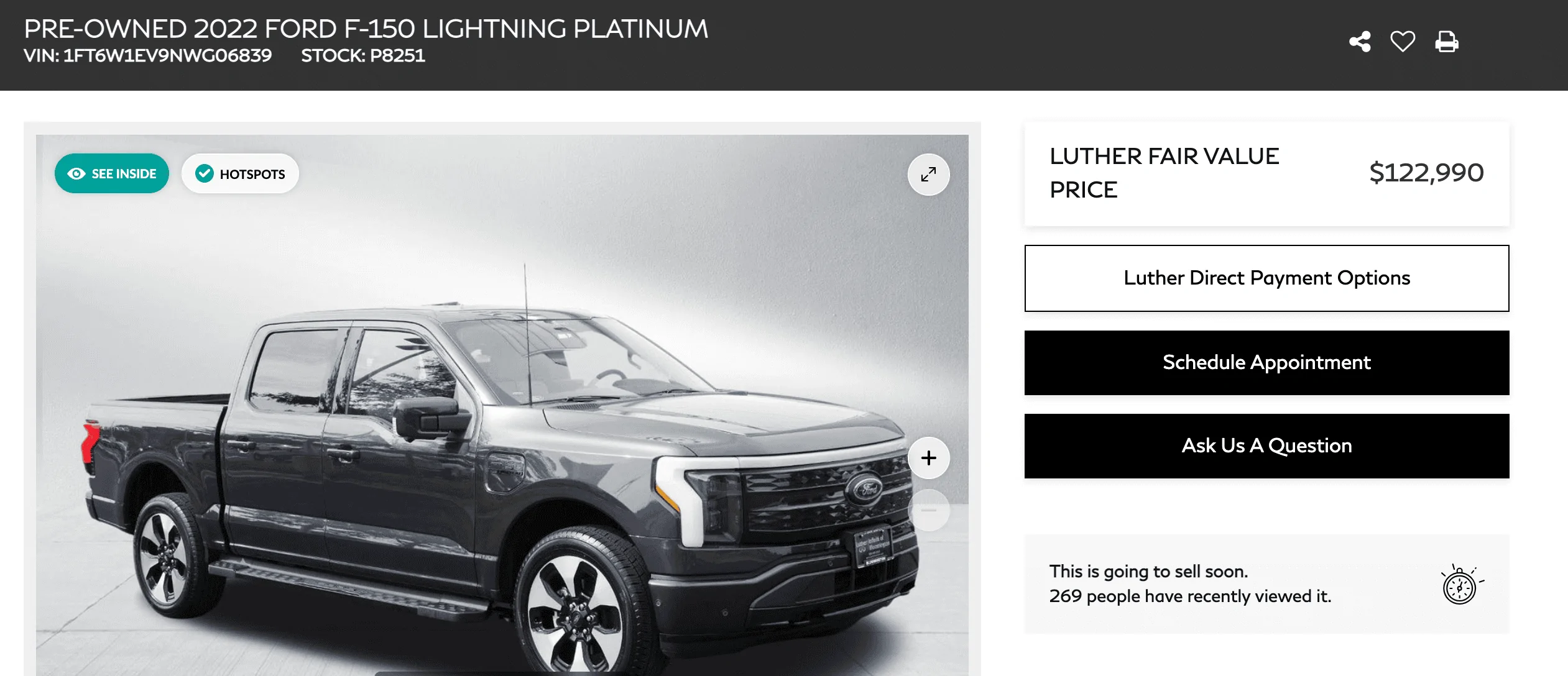 Ford F-150 Lightning It's Time to Call Your Dealer To Order 1666207176279