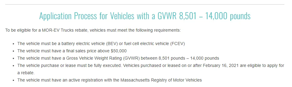 Ford F-150 Lightning Mass MOR-EV-TRUCKS Rebate 1666970230895