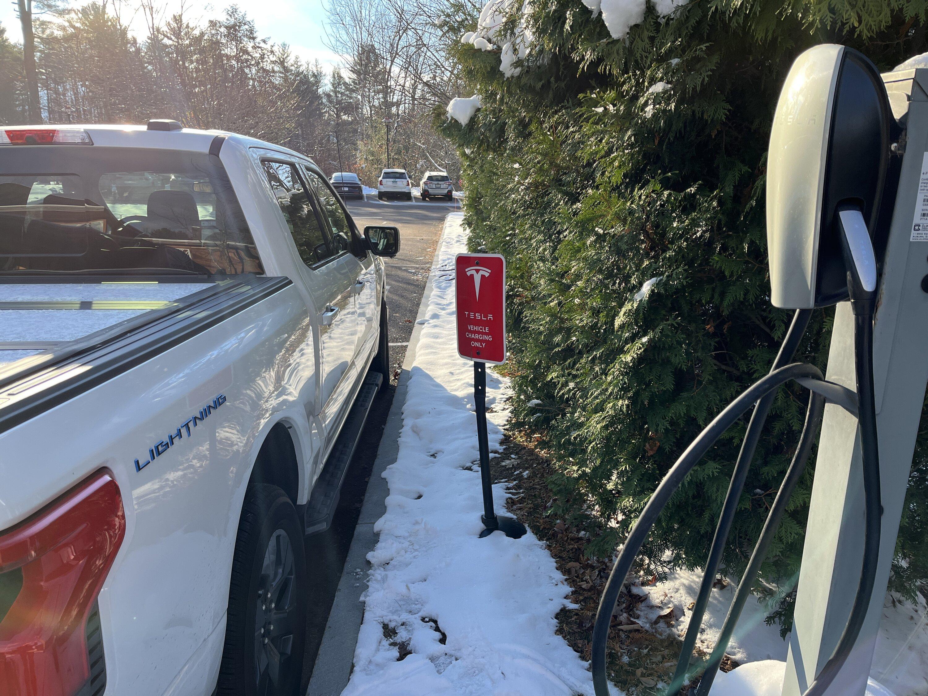 Ford F-150 Lightning Tesla Vehicle Charging Only ? Destination charger policing 2B96DA31-6815-4585-87C5-7F5512E67781