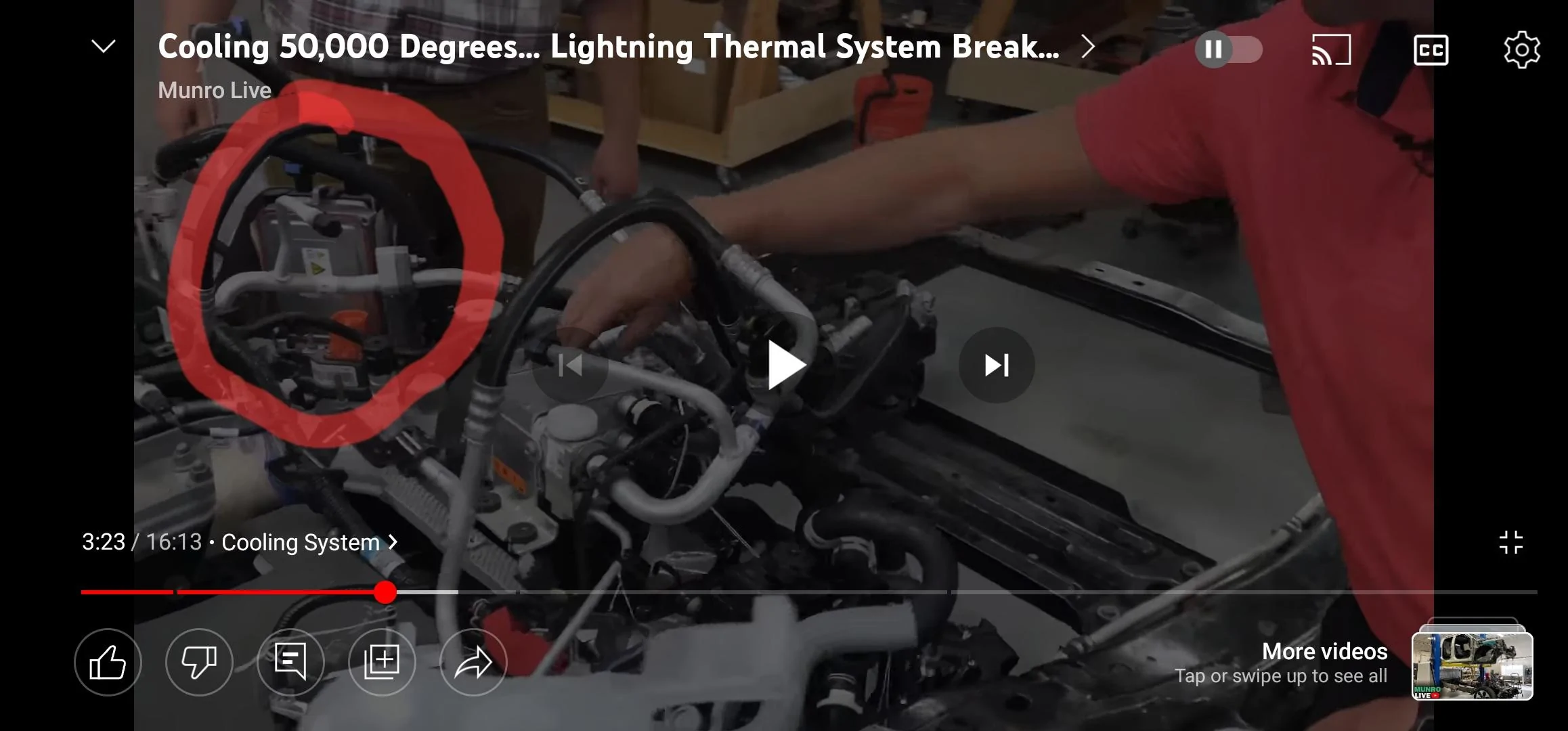Ford F-150 Lightning Lightning Battery Heating Screenshot_20221120_112540_YouTu