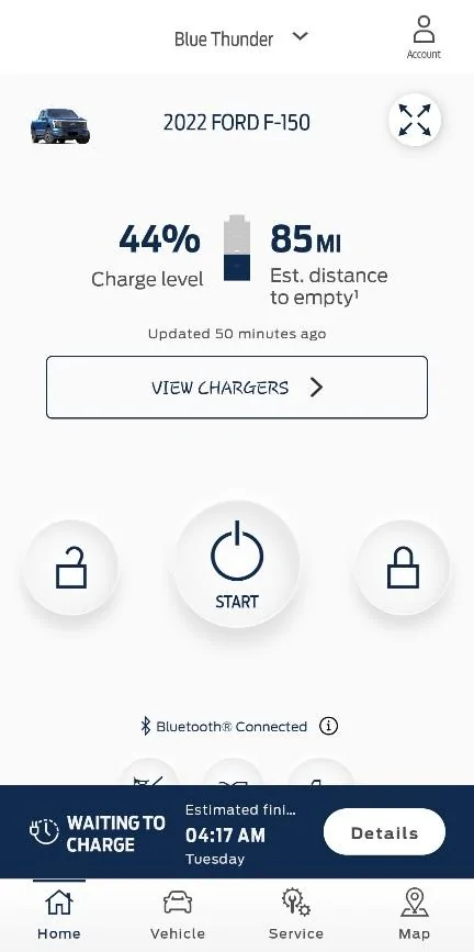 Ford F-150 Lightning Innacurate charge completion estimates with FCSP Screenshot_20221121-230013_FordPass