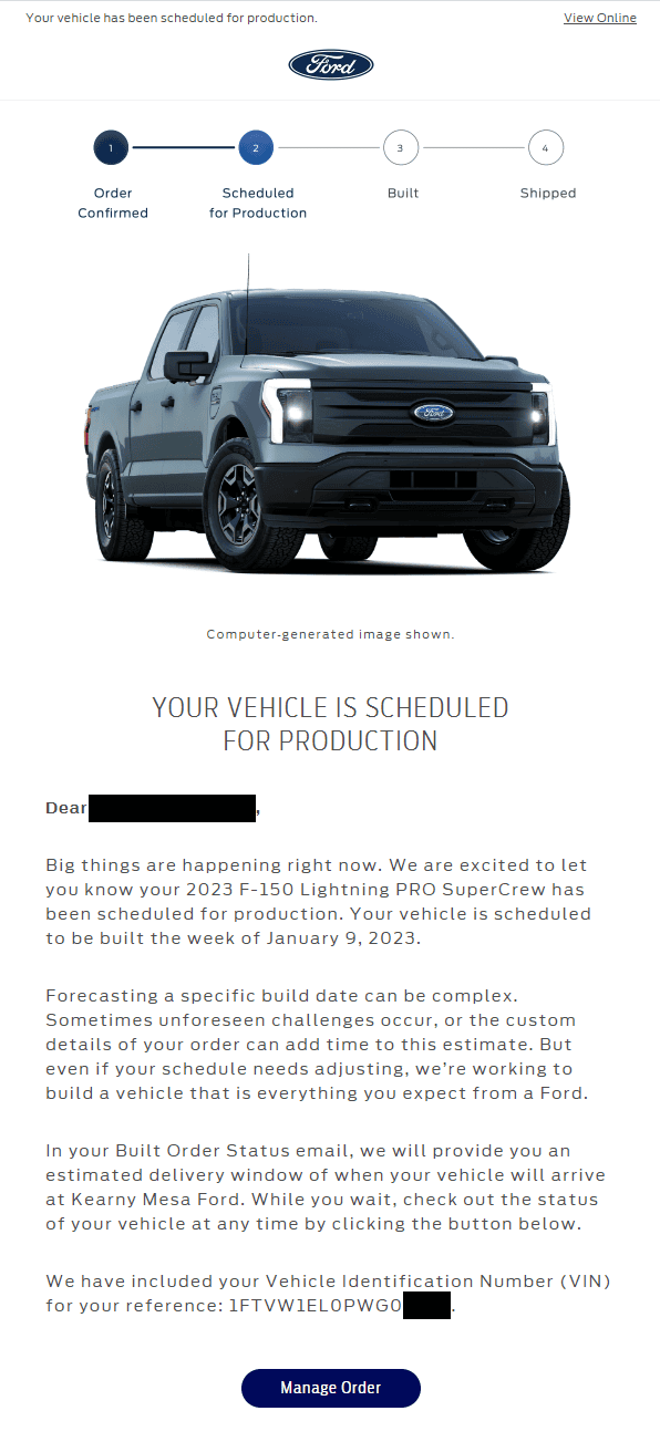 Ford F-150 Lightning Lightning Pro Scheduled for Production January 2023 1669771590580