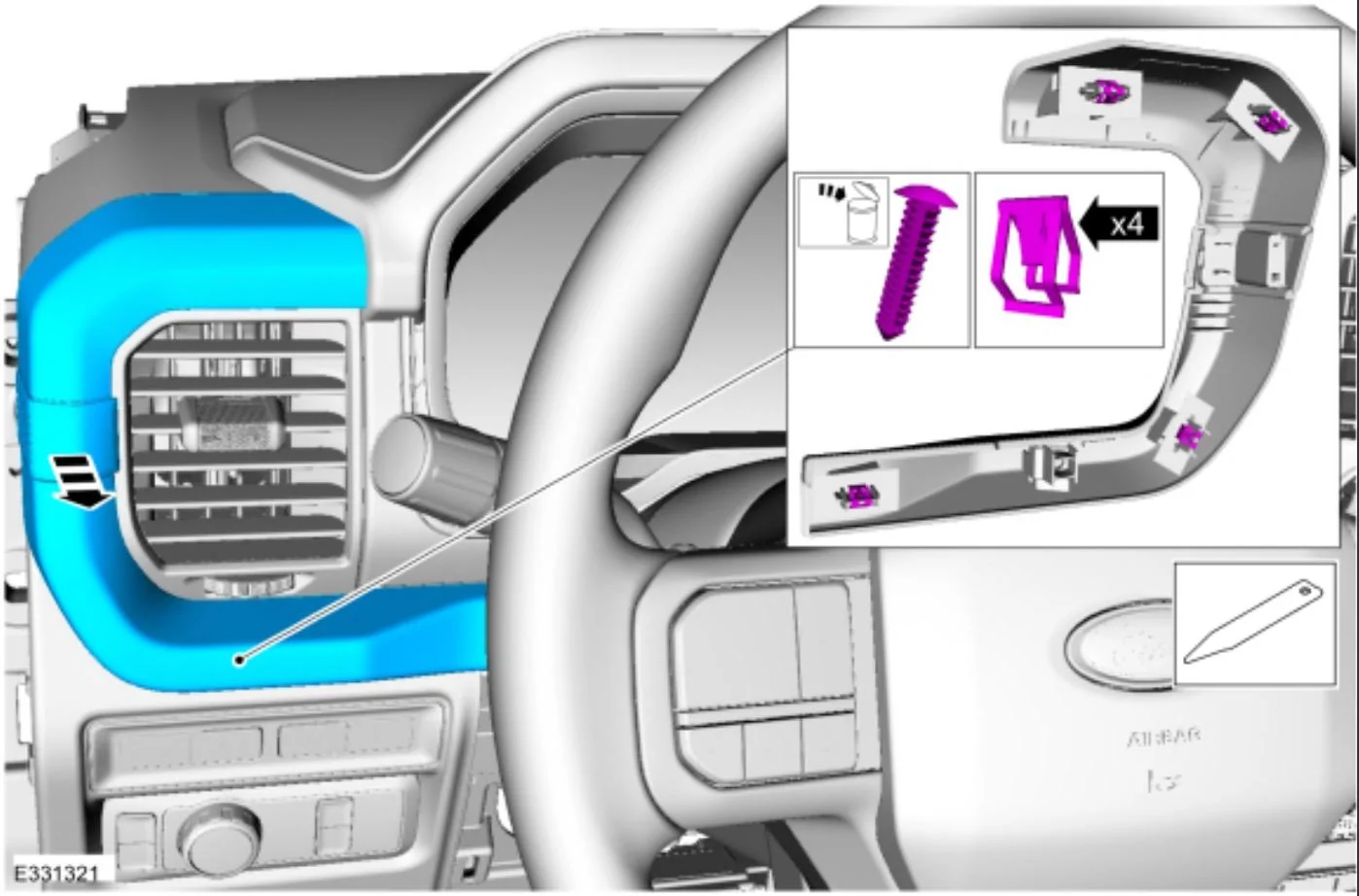 Ford F-150 Lightning How to disassemble the Lightning dash cluster? Screenshot 2022-12-02 at 11.55.26 PM