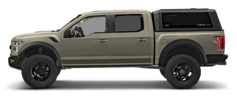 Ford F-150 Lightning RSi SmartCap Camper Shell installed on 2021 F-150 rsi-raptor