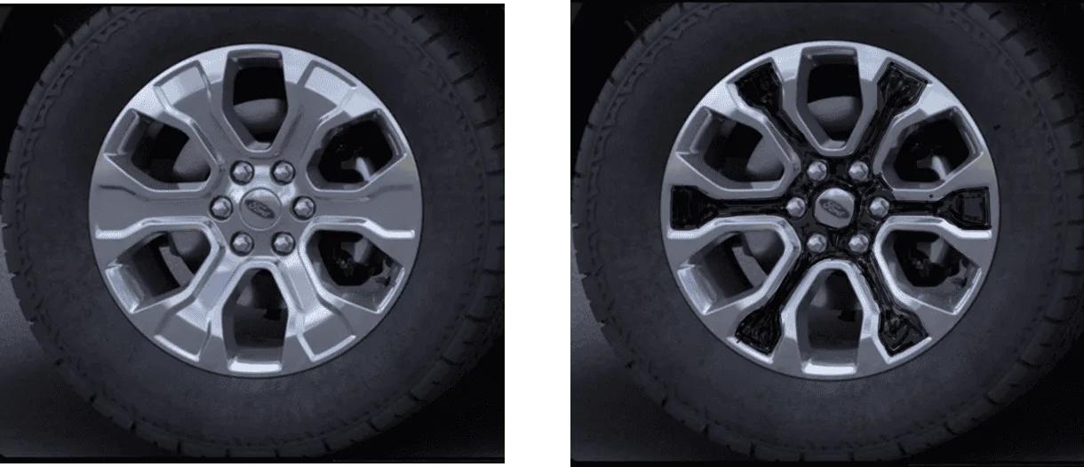 Ford F-150 Lightning Stock Wheel Offset: +44 mm / Size: 18x8.5 1611415837475