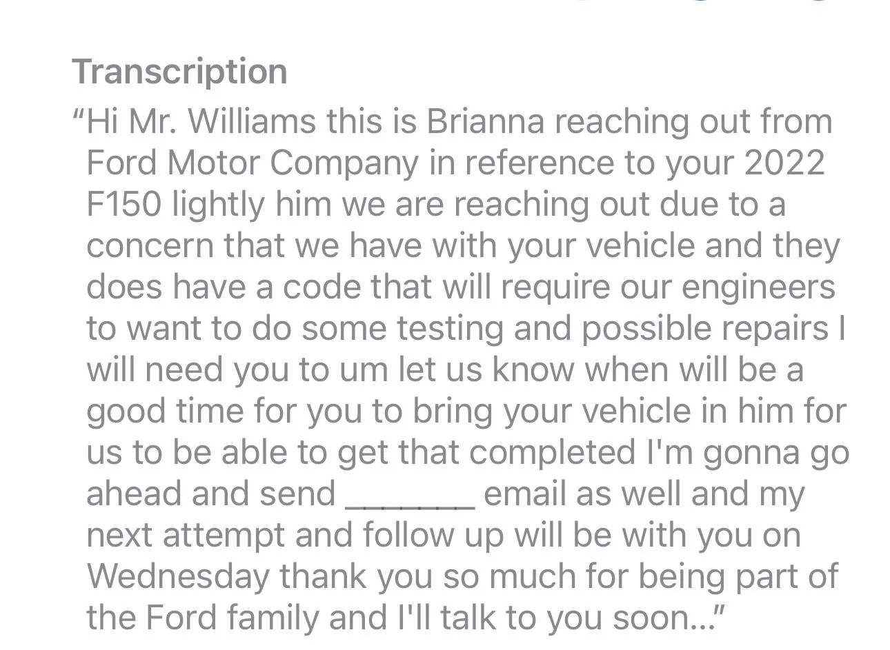 Ford F-150 Lightning FMC Called … They are Concerned about my Lightning 58FC5EE9-301C-4B2A-B56A-D87A94C68B3B
