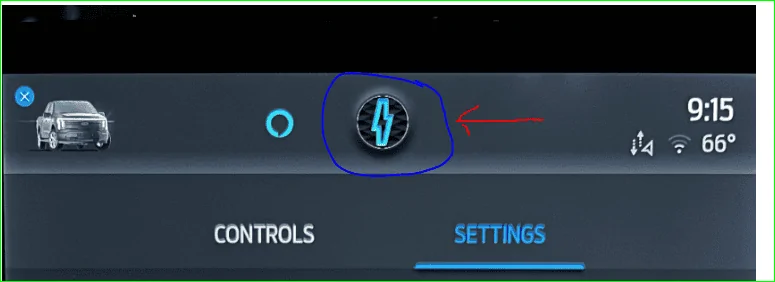 Ford F-150 Lightning FordPass on Sync 4a Screen 1670383693031