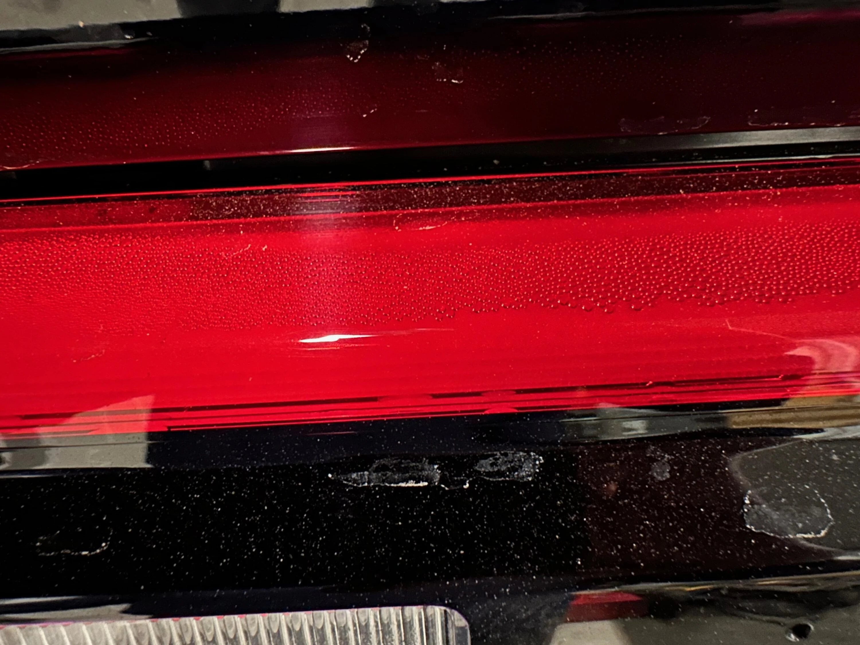 Ford F-150 Lightning Water in rear light bar IMG_0704