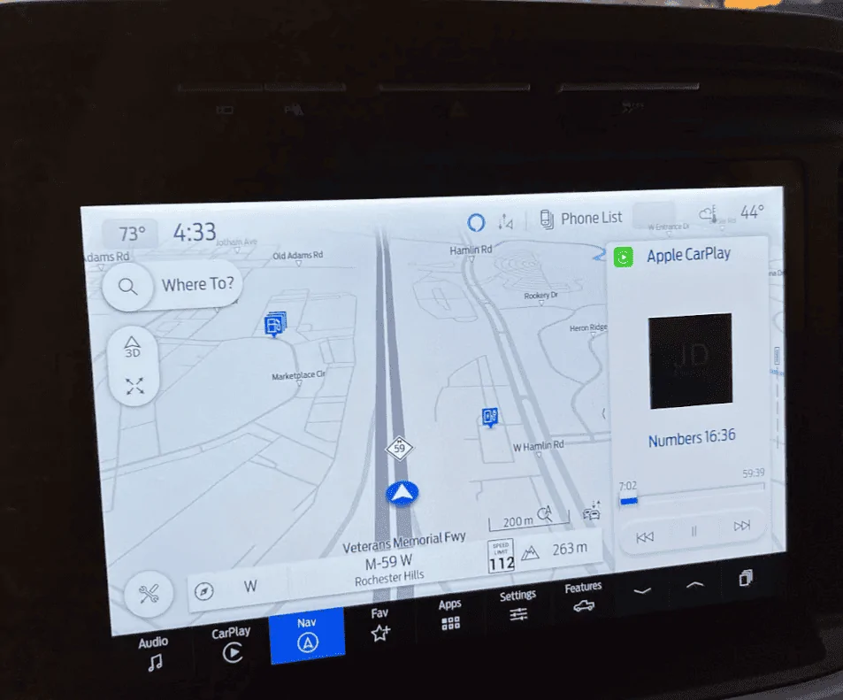 Ford F-150 Lightning Navigation - Wrong speed limit M59