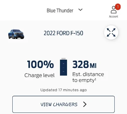 Ford F-150 Lightning Priority Update: 22-PU-1009-MIL-DTE Calculation Screenshot_20221219-054227_FordPass