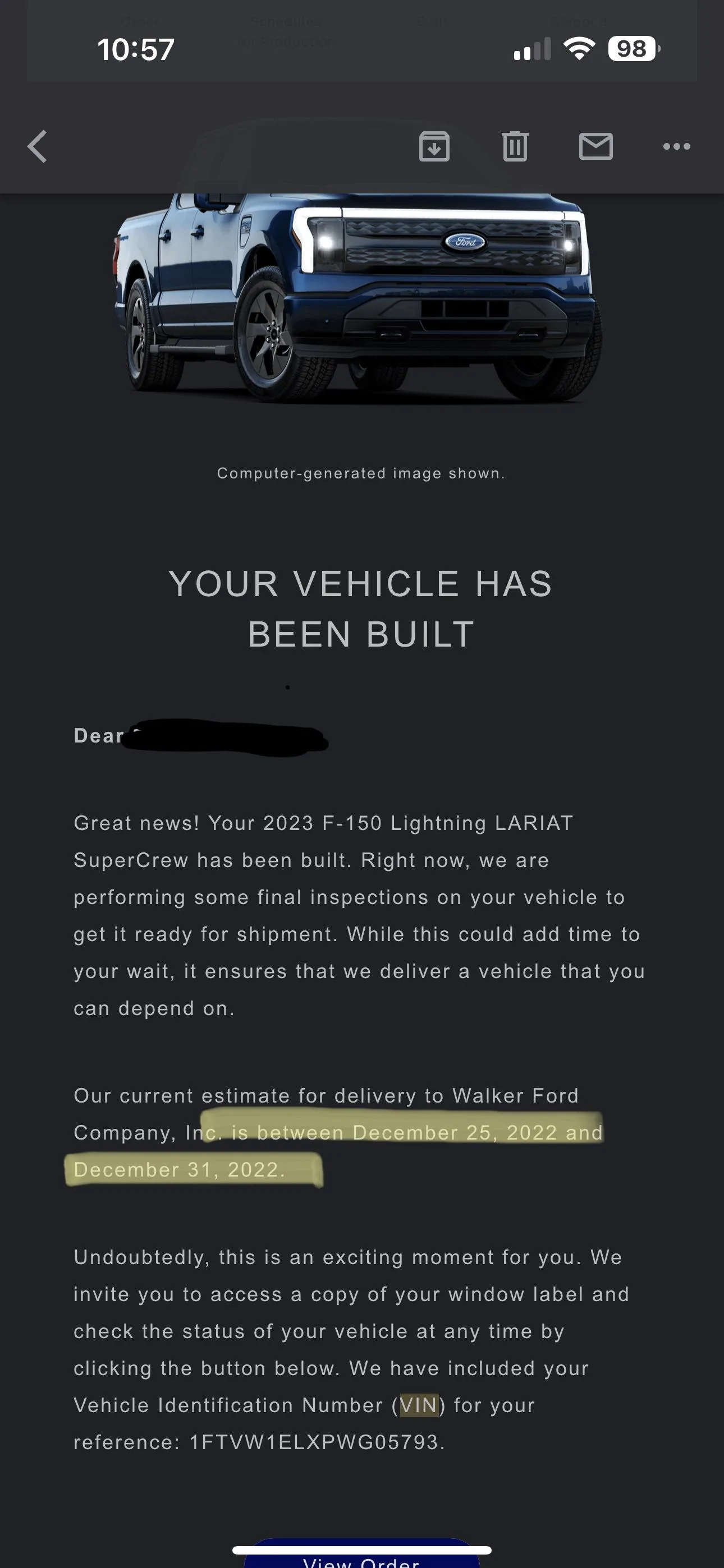 Ford F-150 Lightning ✅ 12/05 Lightning Build Week Group (MY2023) 1671465589983