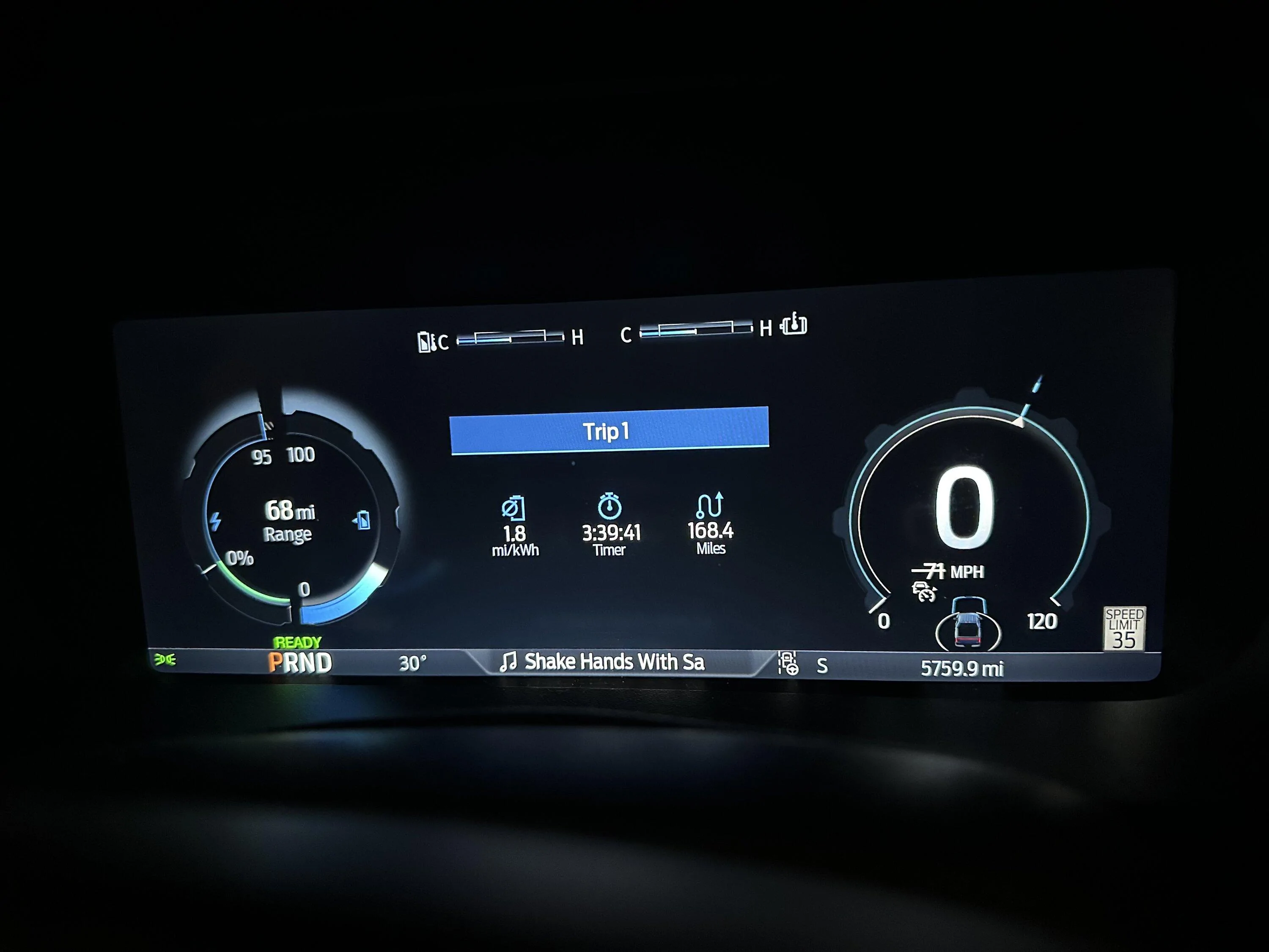 Ford F-150 Lightning Short trip in low 30’s today 82B73D94-30BD-4FBC-B2AA-54876C0F8AAE