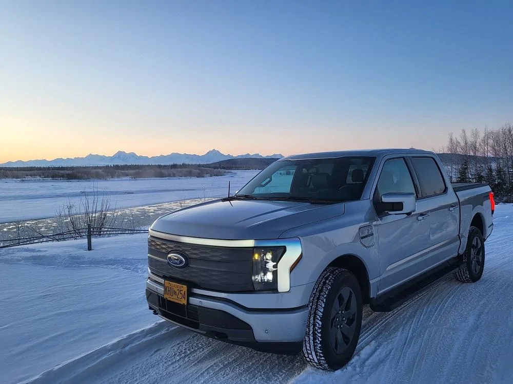 Ford F-150 Lightning Driving and Charging the Lightning at -40F\-40C.  A Real World Test. 1040AM 30 min Before Sunris