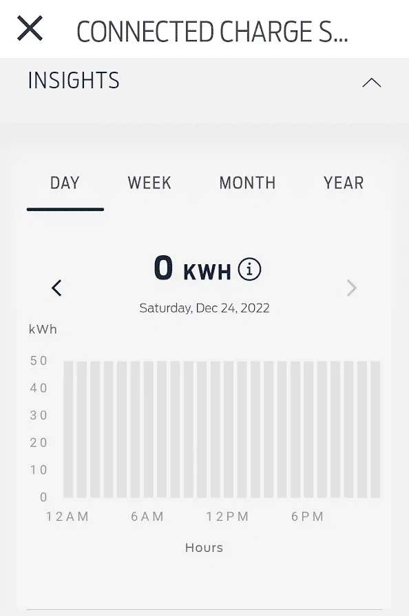 Ford F-150 Lightning Connected Charge Station: Missing charge reports 1671905909342