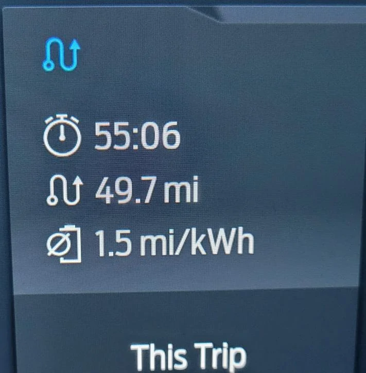 Ford F-150 Lightning Unreliable Guess-o-meter, range anxiety, and the frigid weather... 20221226_181941