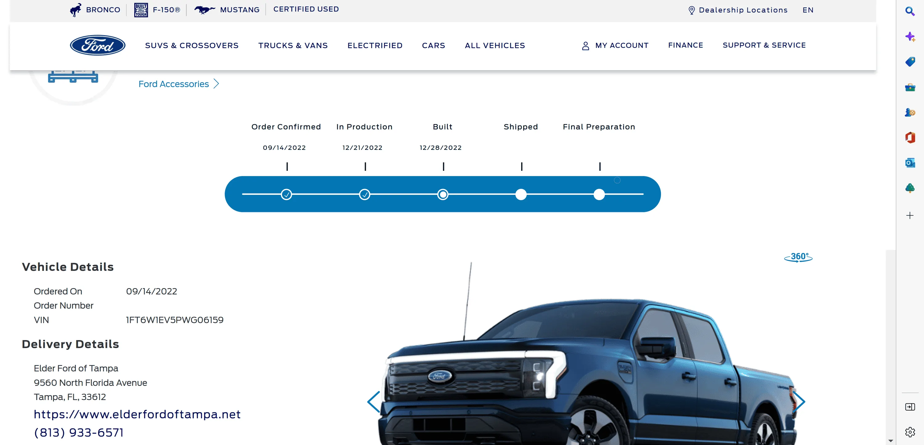 Ford F-150 Lightning ✅ 12/19 Lightning Build Week Group (MY2023) Ford Lightning Built 12.28.2022