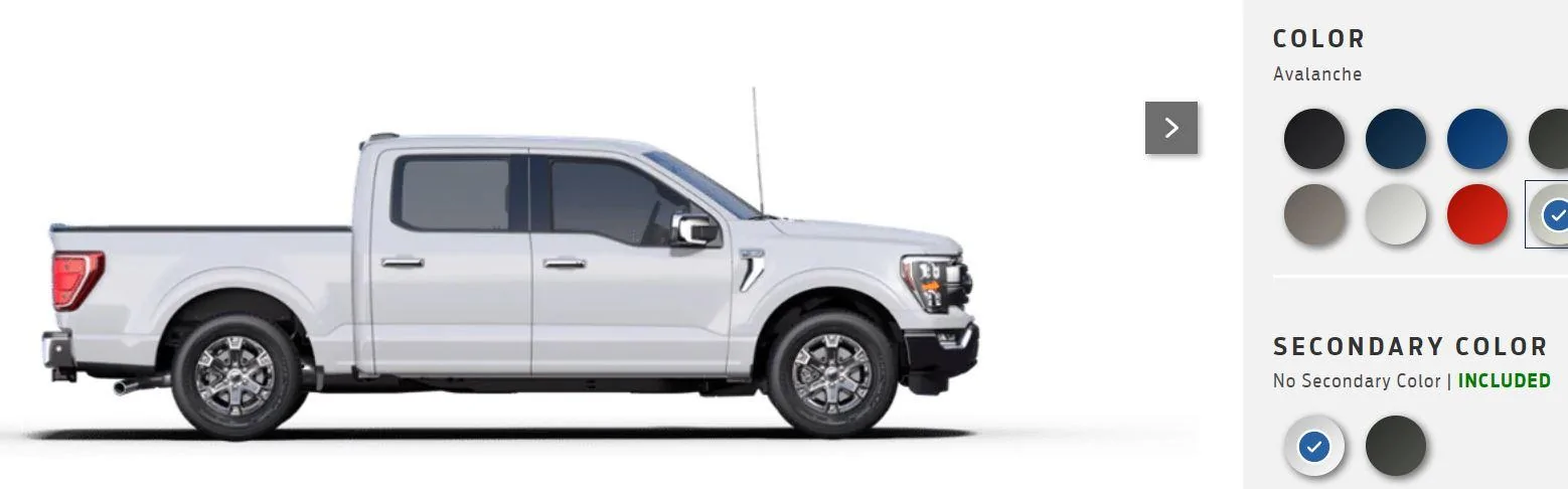 Ford F-150 Lightning Avalanche Lightning Arrived.  It honestly just looks white. F150 no