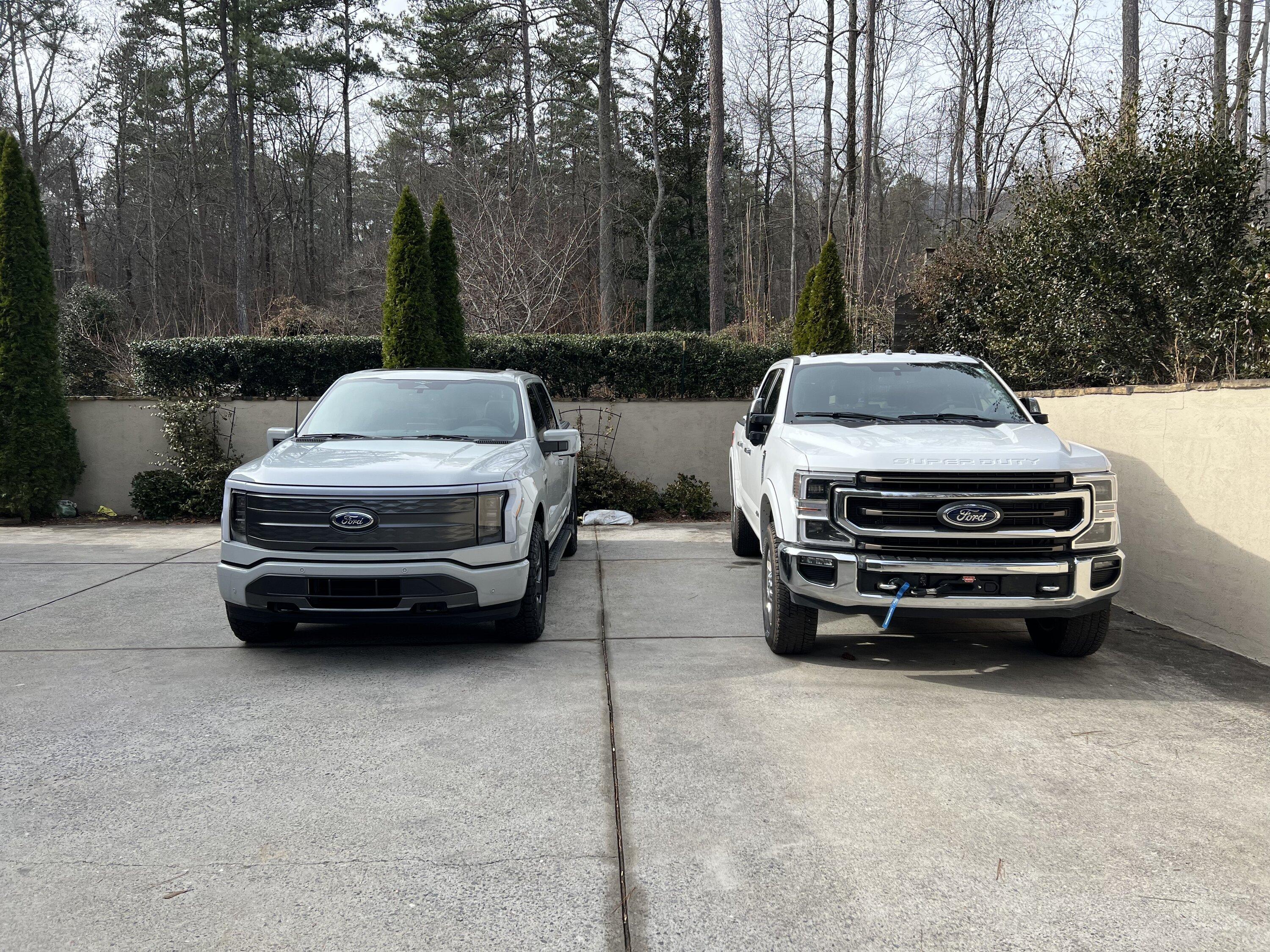 Ford F-150 Lightning Avalanche Lightning Arrived.  It honestly just looks white. 3C45AAFB-4858-439E-95FA-230CCAE1A074