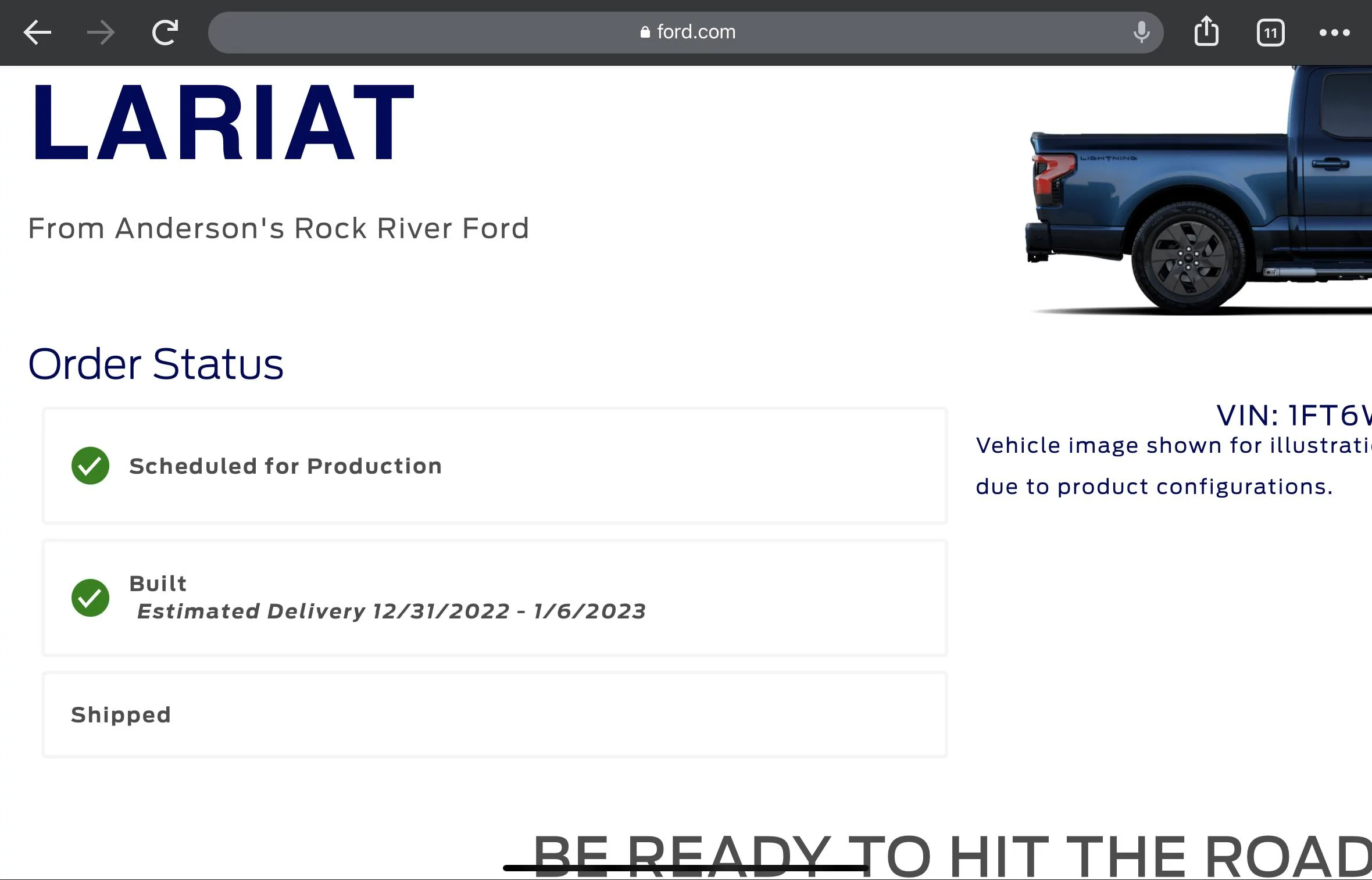 Ford F-150 Lightning ✅ 12/05 Lightning Build Week Group (MY2023) 1672500040930