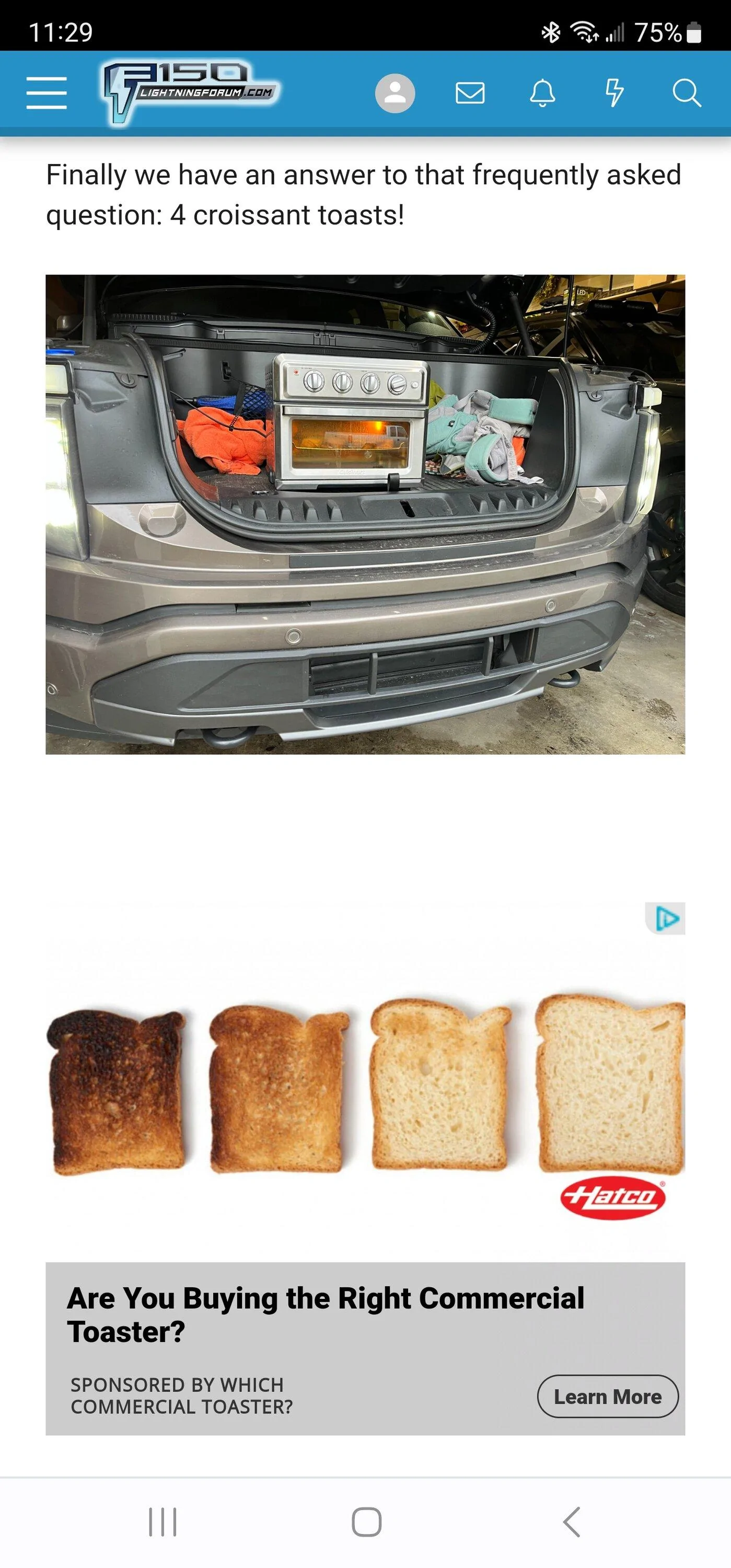 Ford F-150 Lightning I love my toaster! Screenshot_20221231_232923_Chrom