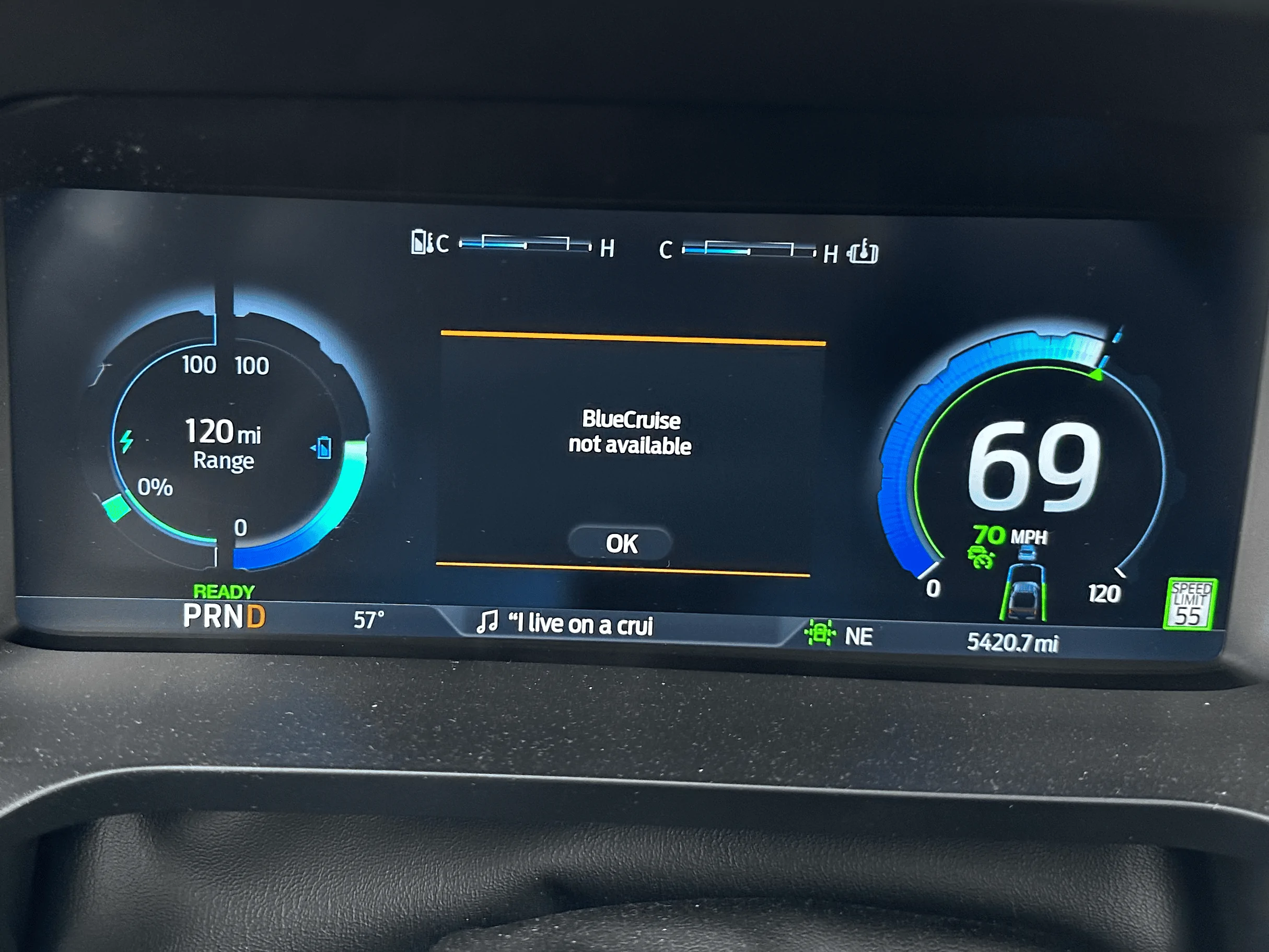 Ford F-150 Lightning BlueCruise Driver-Facing camera fault tempImageLmW7OI