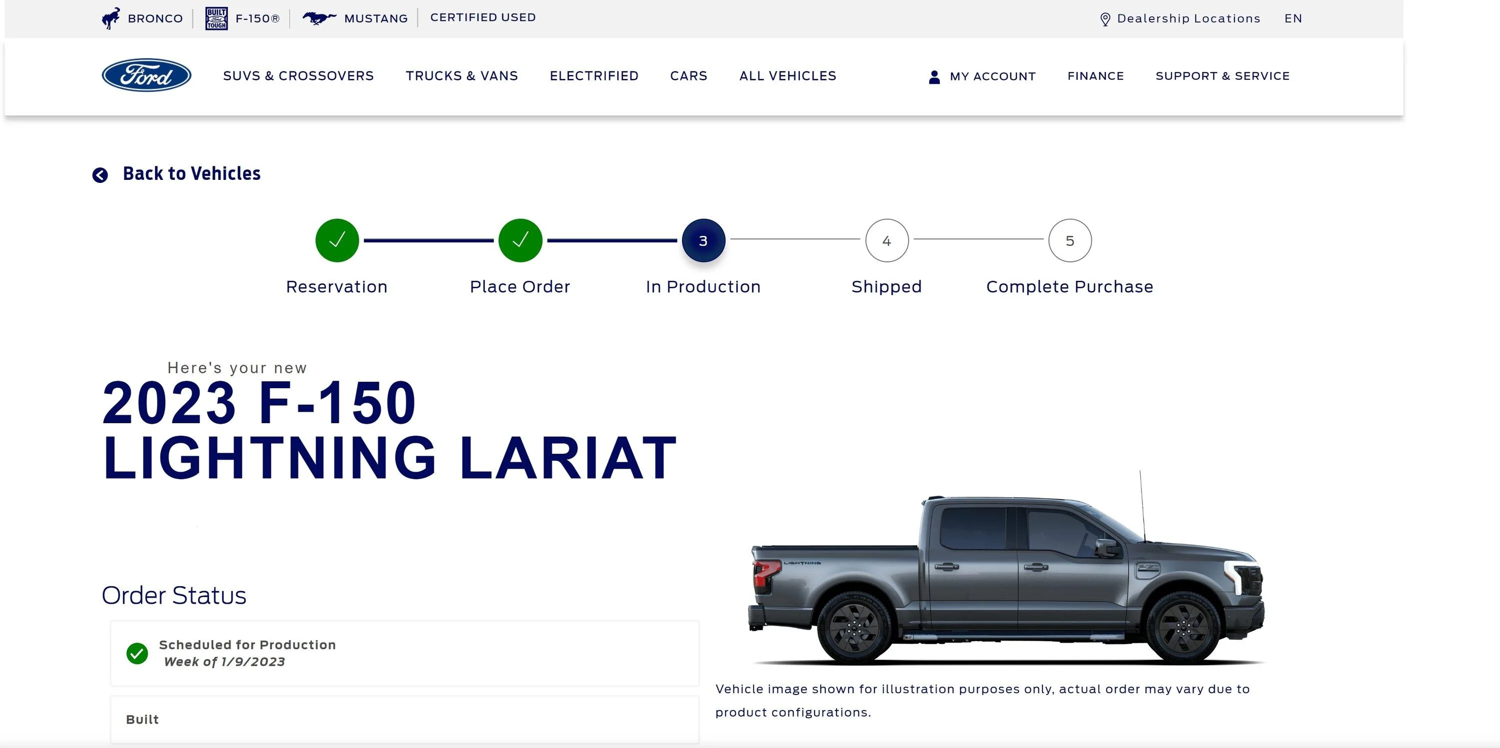 Ford F-150 Lightning ✅ 1/9/2023 Lightning Build Week Group (MY2023) Ordered