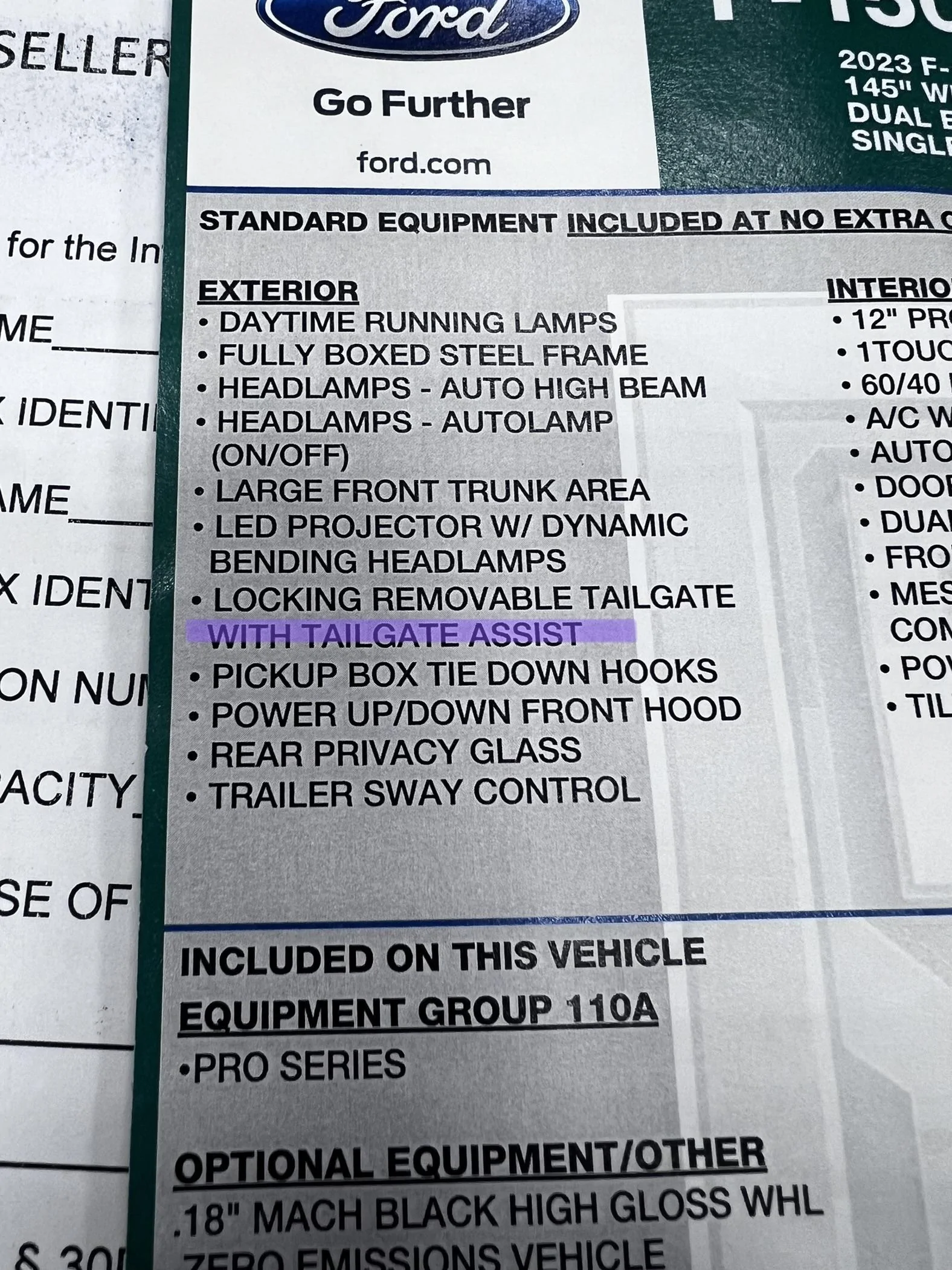 Ford F-150 Lightning Tailgate assist on pro? HELP 2317D2FF-DA91-423E-AF6E-8553BAA5EFE9