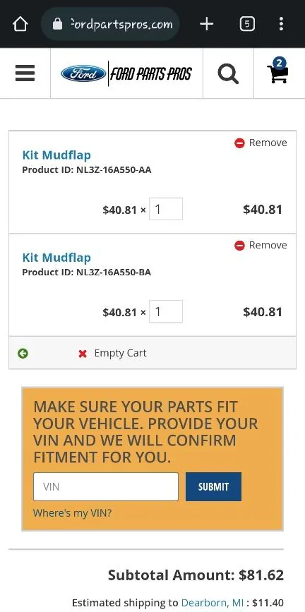 Ford F-150 Lightning Anything new in the mudflap department? Screenshot_20230112_145655_Chrom