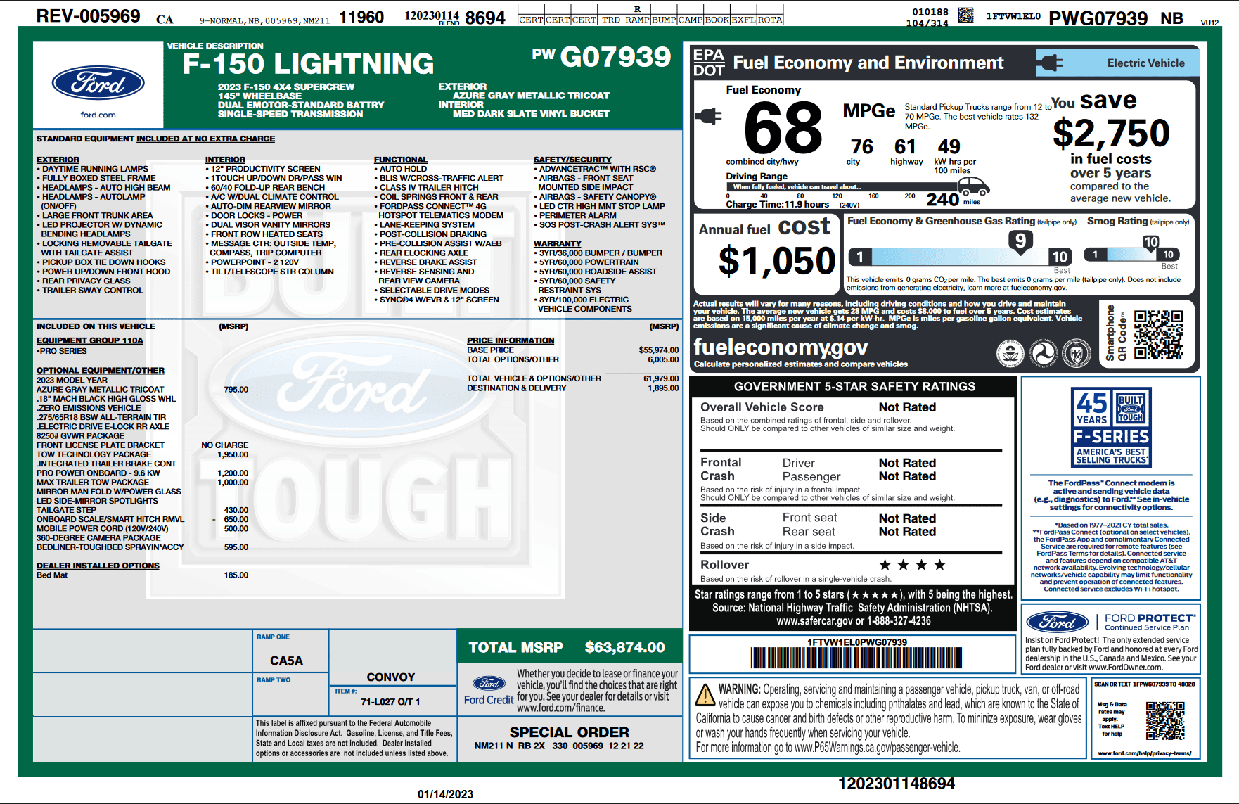 Ford F-150 Lightning ✅ 1/9/2023 Lightning Build Week Group (MY2023) 1673762415918