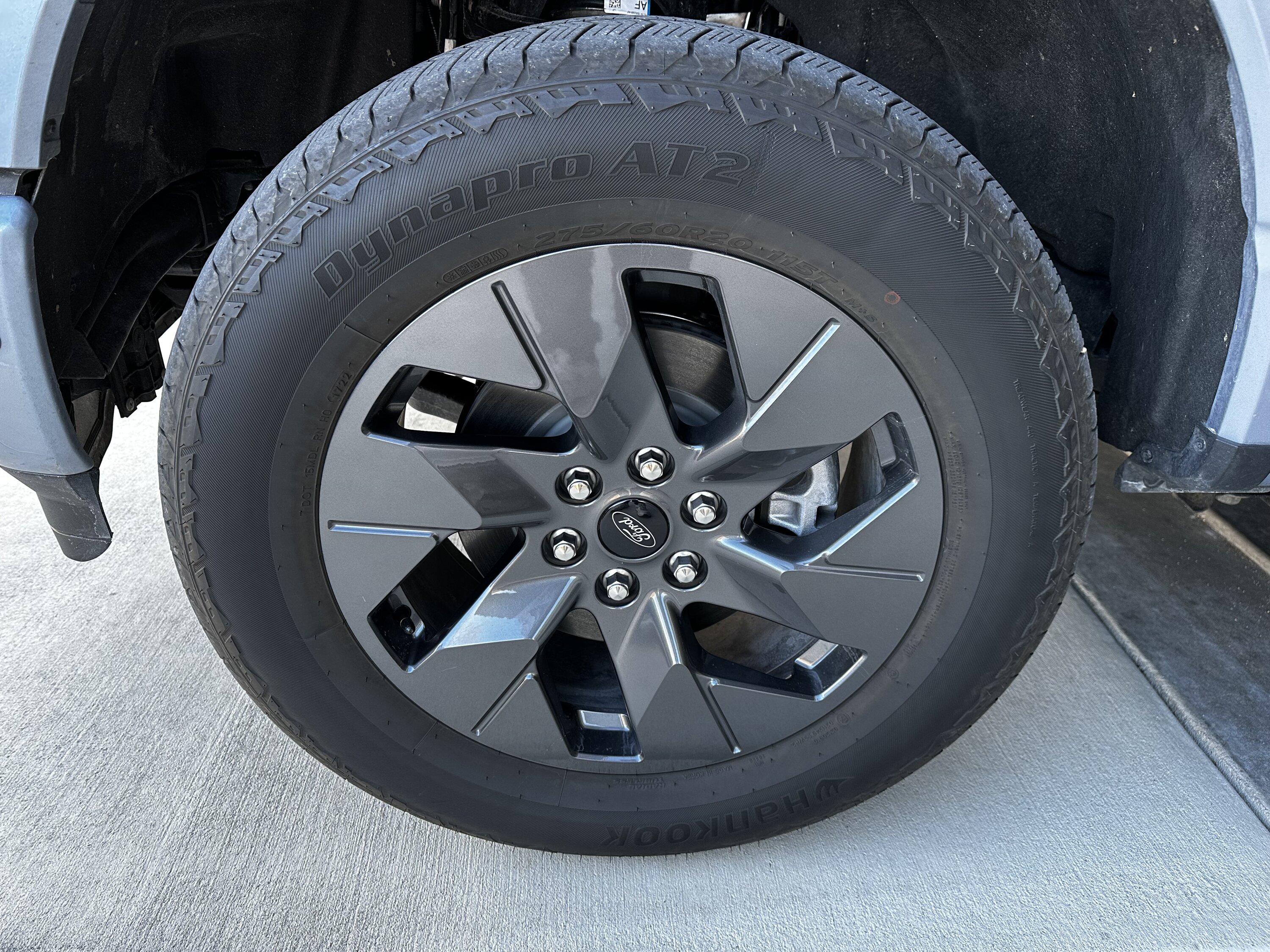Ford F-150 Lightning 2022 Lariat ER Rims and Tires & Pro Charger IMG_0325