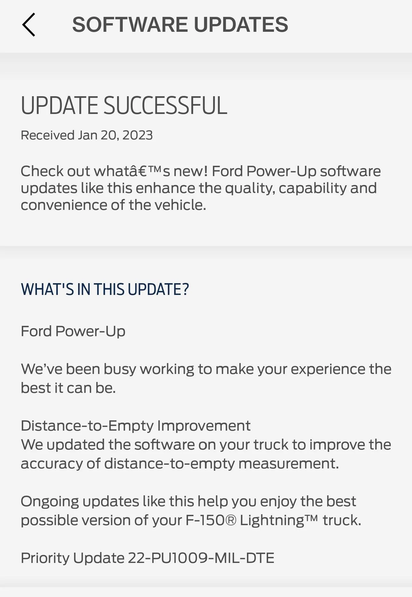 Ford F-150 Lightning Power Up-4.1.1 OTA software update released Screenshot_2023-01-21-09-05-12-39_f85a9dcae275ee1e0920d804e6924647