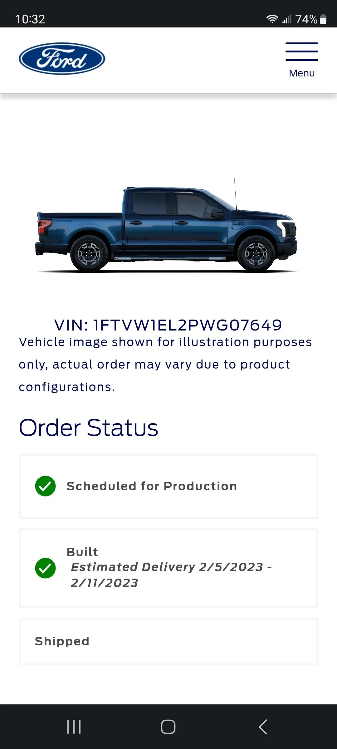 Ford F-150 Lightning ✅ 1/9/2023 Lightning Build Week Group (MY2023) Screenshot_20230121_103200_Chrom
