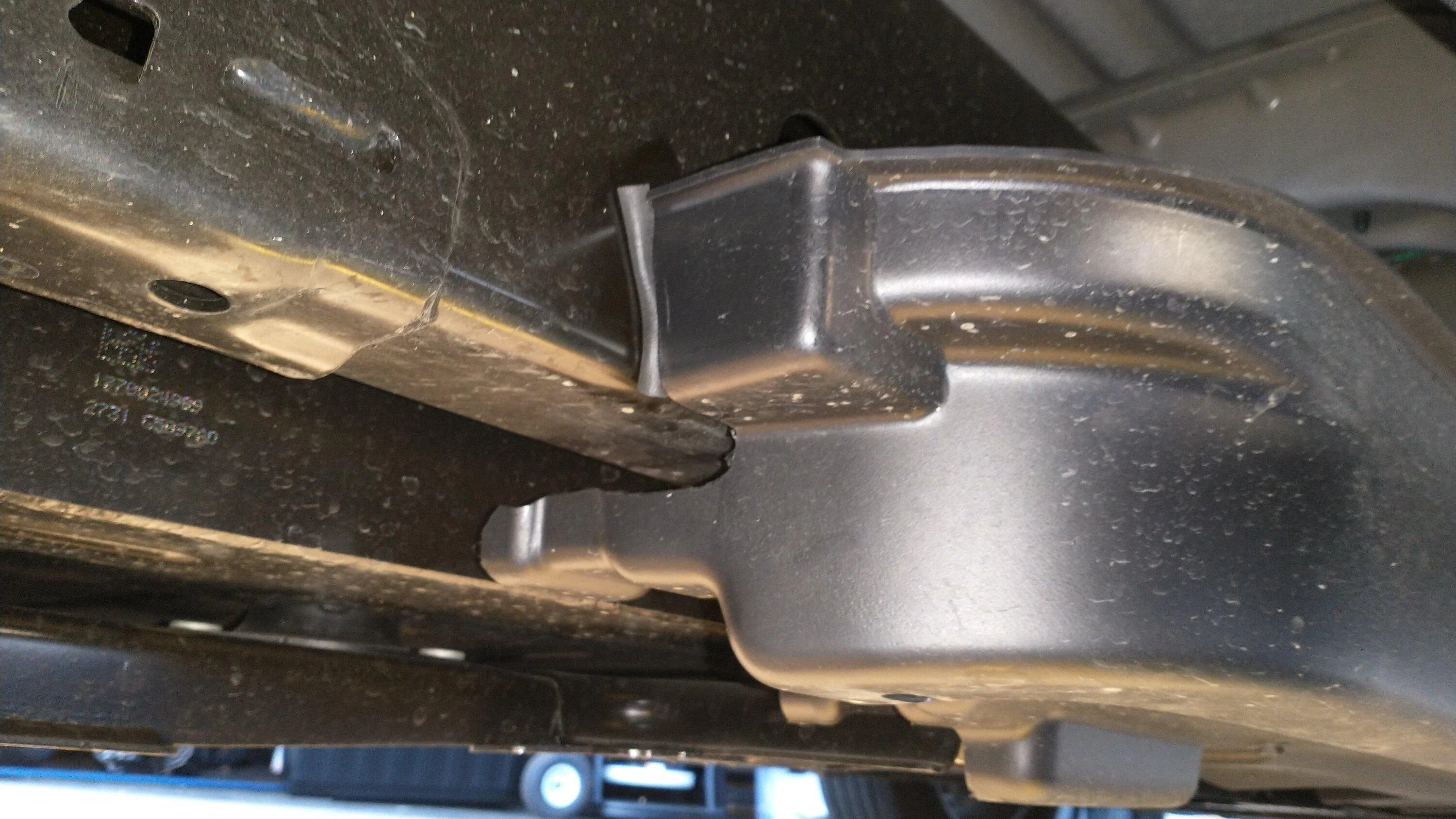Ford F-150 Lightning 🙋‍♂️ What Did You Do To Your Lightning Today? IMG_20230130_162711278 self-stick rubber weatherseal to stop underside plastic guard from mak