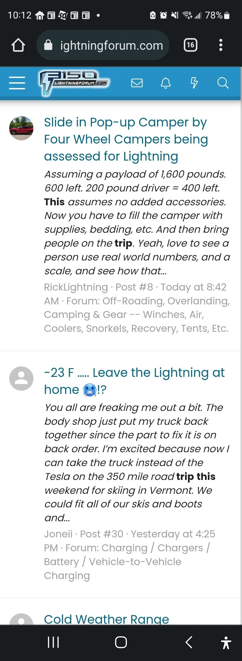 Ford F-150 Lightning "This Trip" data not resetting Screenshot_20230202_101200_Chrom