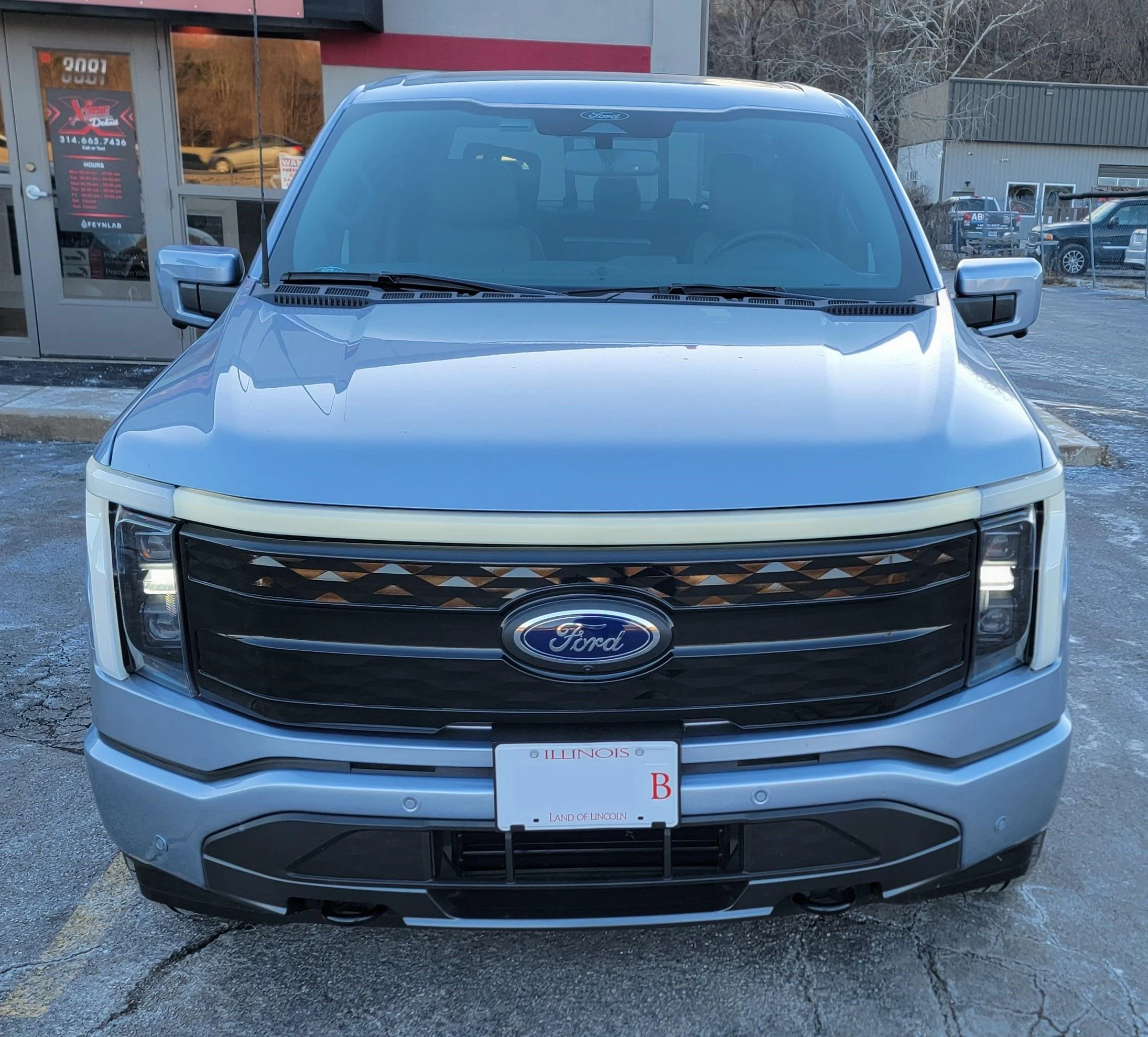 Ford F-150 Lightning Advice on Frunk Plastic Paint Repair 20230203_163058