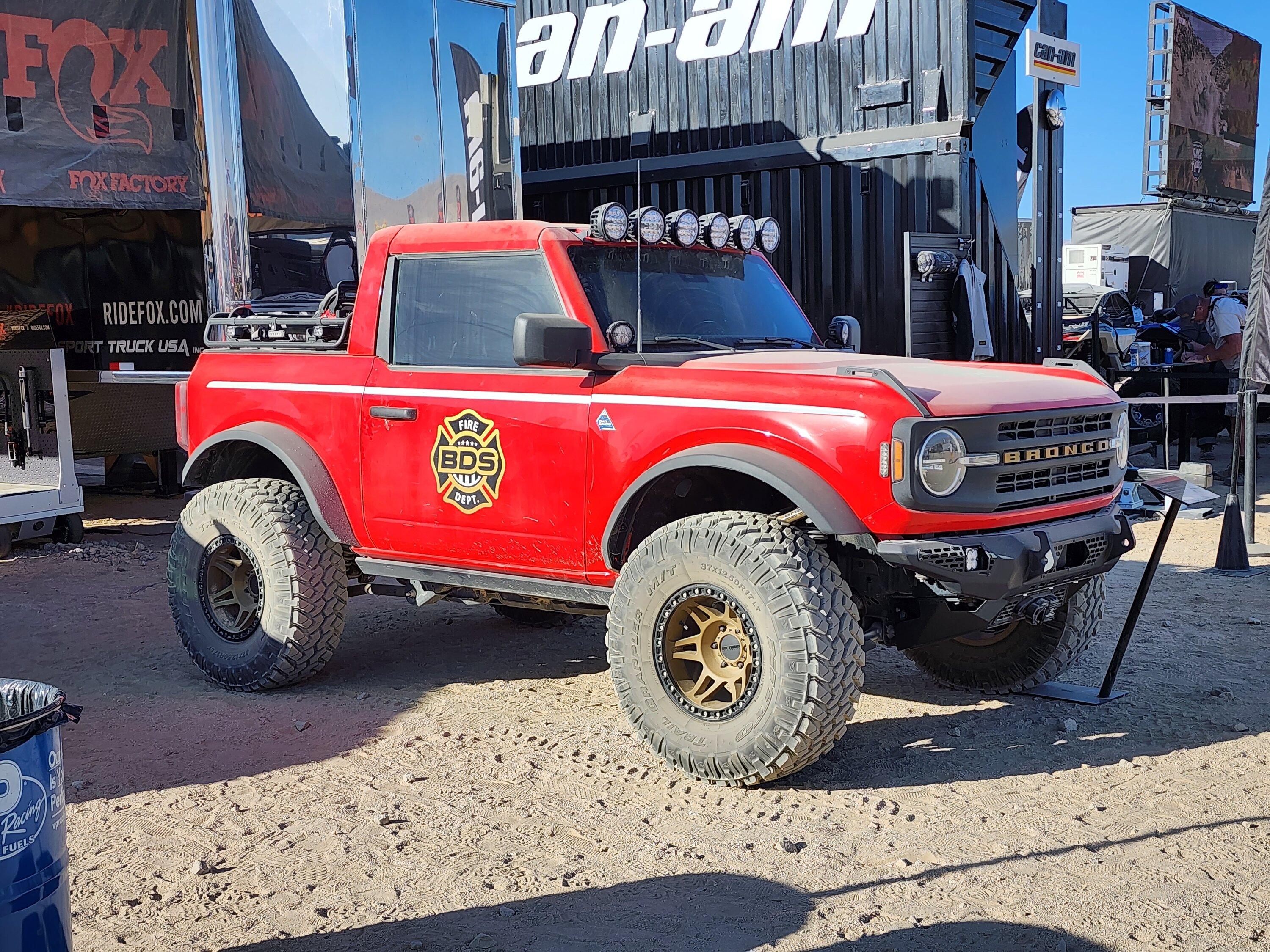 Ford F-150 Lightning Saleen F150 Lightning first look w/ Raptor front suspension & fenders + custom rear suspension and offroad tires 20230208_152124