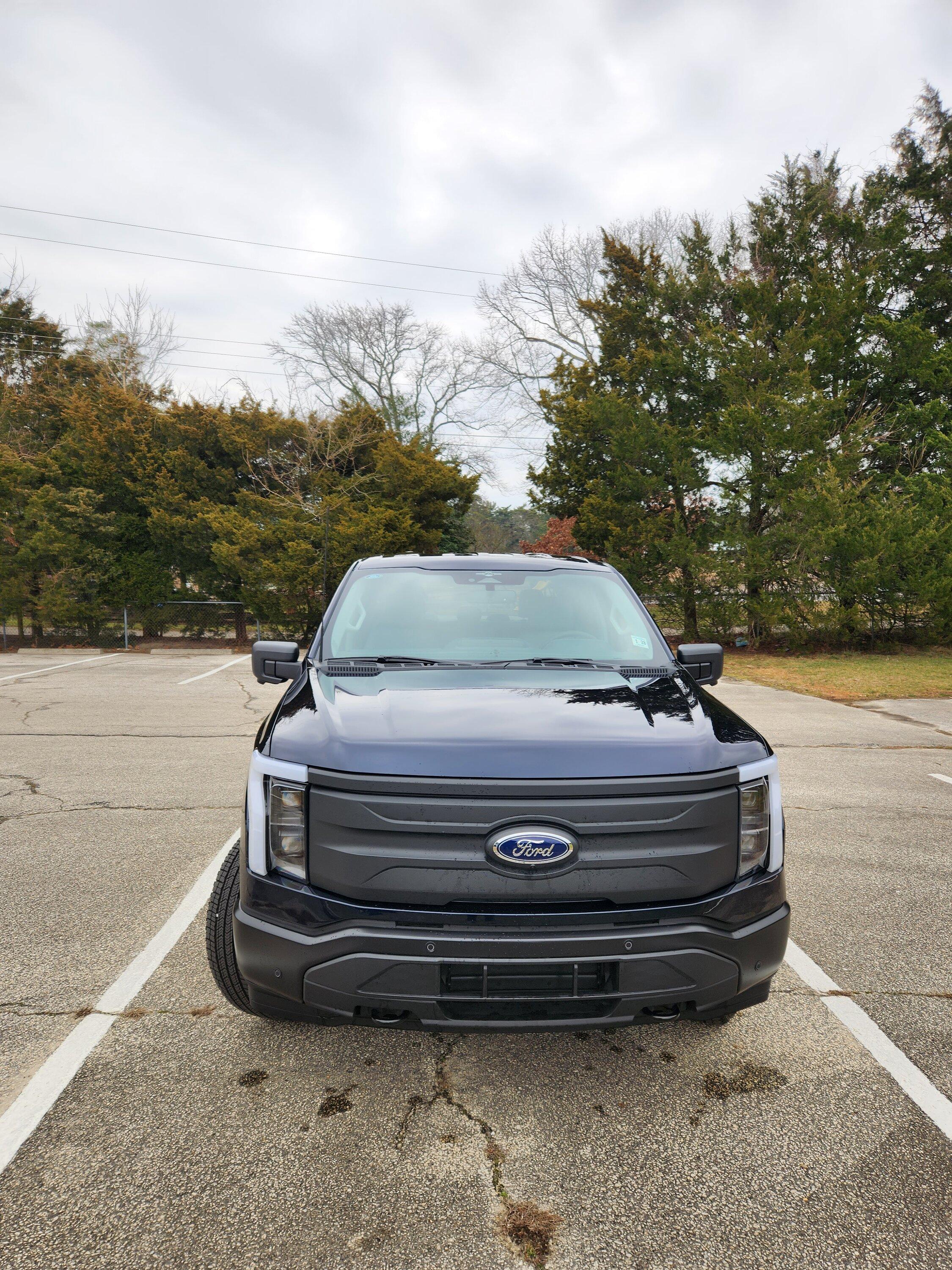 Ford F-150 Lightning 2023 Lightning Pro Antimatter Blue NJ $63,000 20230209_121524