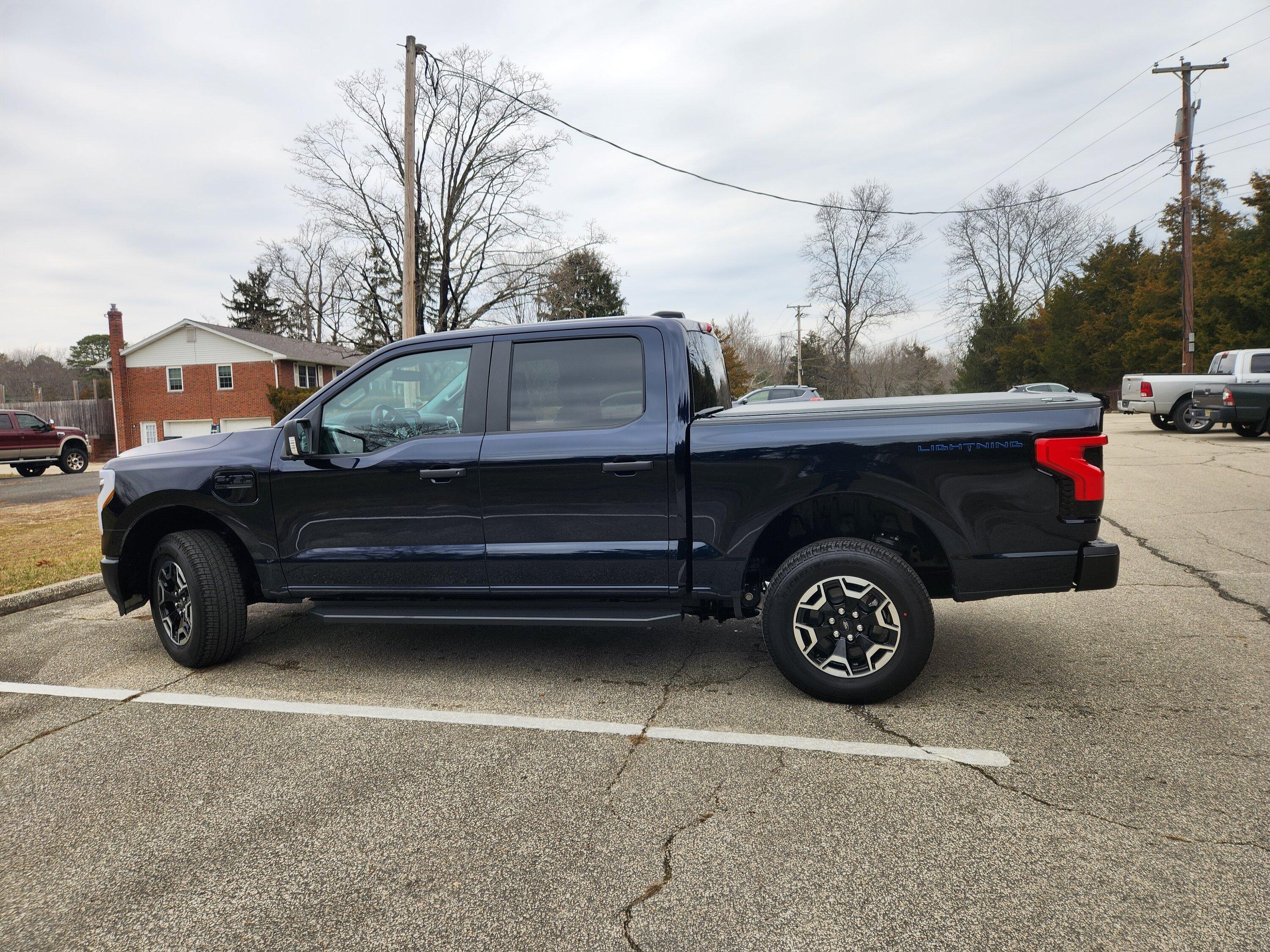 Ford F-150 Lightning 2023 Lightning Pro Antimatter Blue NJ $63,000 20230209_121433