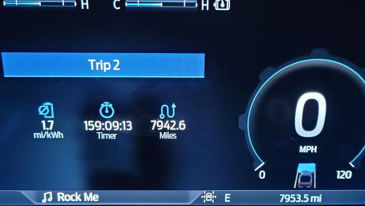 Ford F-150 Lightning "This Trip" data not resetting 20230212_183920