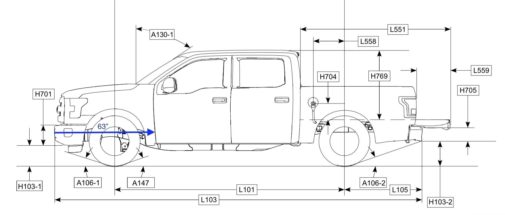 Ford F-150 Lightning Lightning owners:  can you answer this for me?    dimension detail question TruckMeasurement