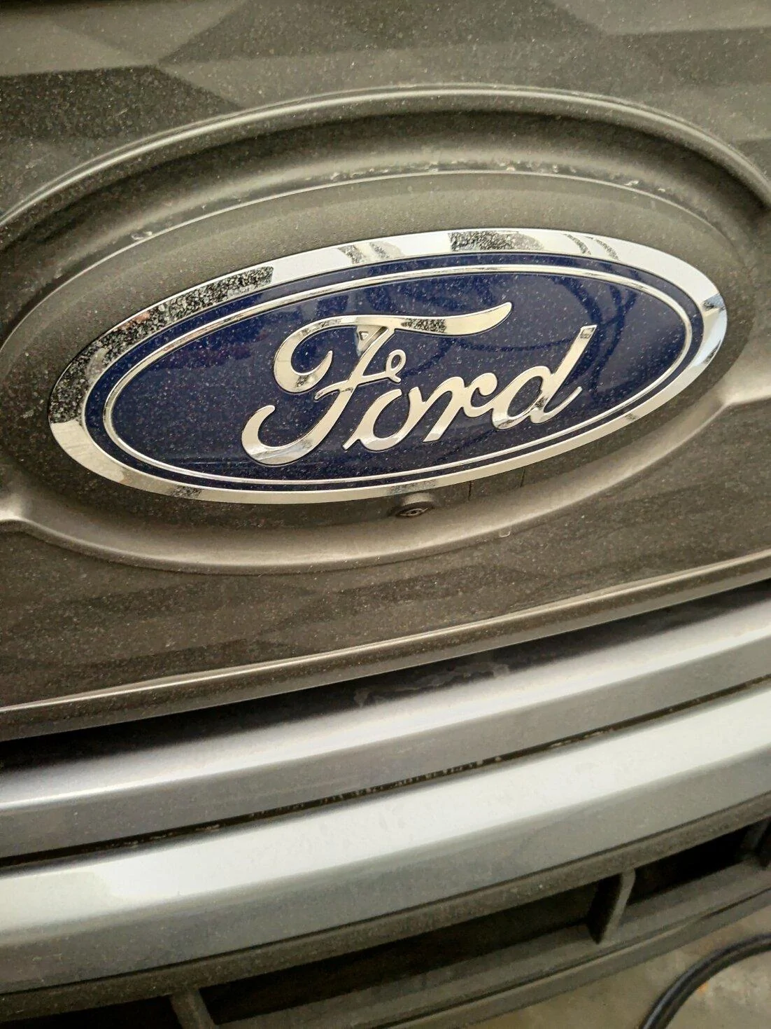 Ford F-150 Lightning Emblem took some sort of hit? IMG_20230221_163200