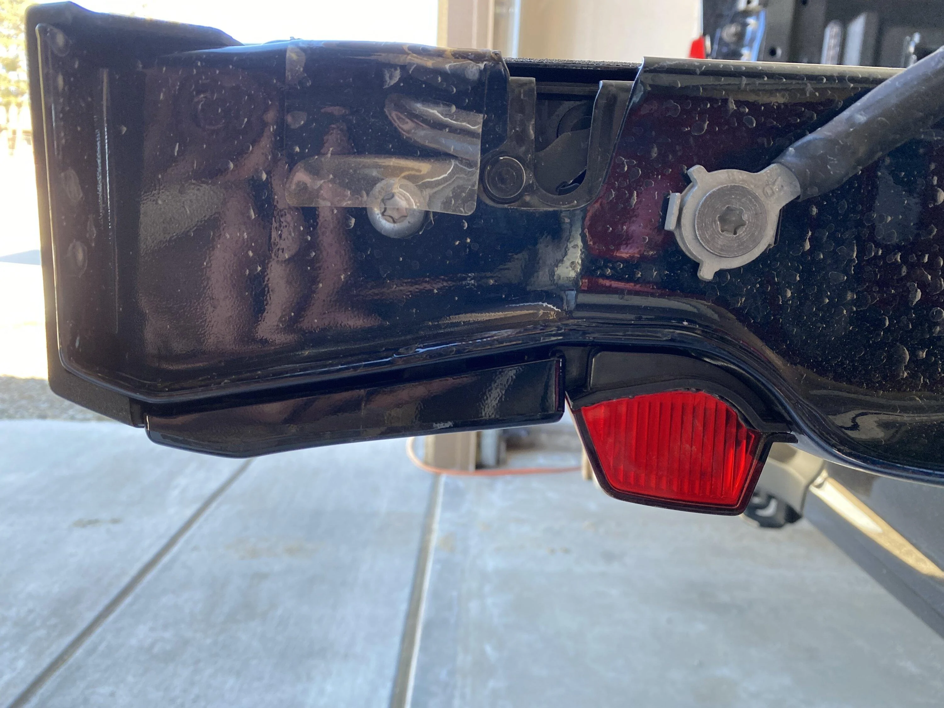 Ford F-150 Lightning Water in rear light bar IMG_2524