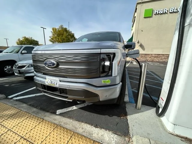 Ford F-150 Lightning Tesla Supercharger Membership Launched @ $12.99 / month. First video of Lightning charging at Supercharger CCS Magic Dock IMG_0190