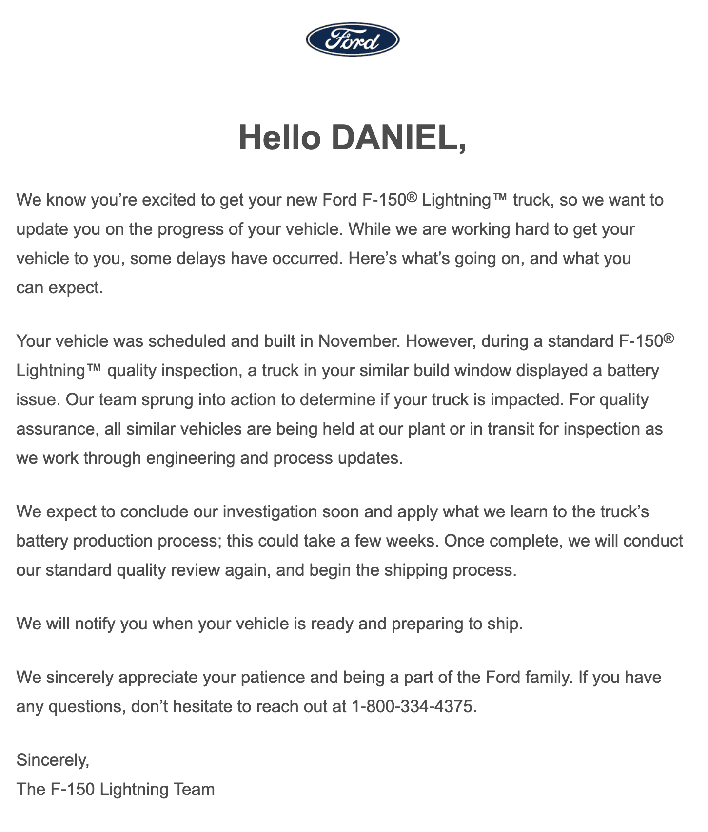 Ford F-150 Lightning Anyone else receive this email today? Screenshot 2023-03-02 at 10.04.12 PM