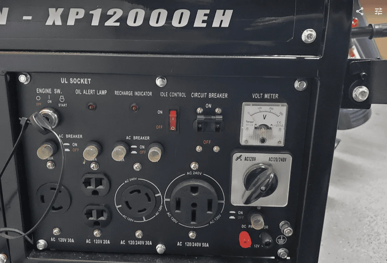 Ford F-150 Lightning Charging Lightning from DuroMax 10kw Generator Failed 1678055787014