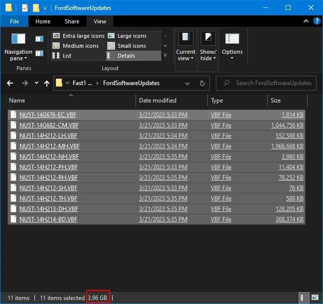 Ford F-150 Lightning Lightning Software Updates using FDRS APIM_4-2-2_Sync_713