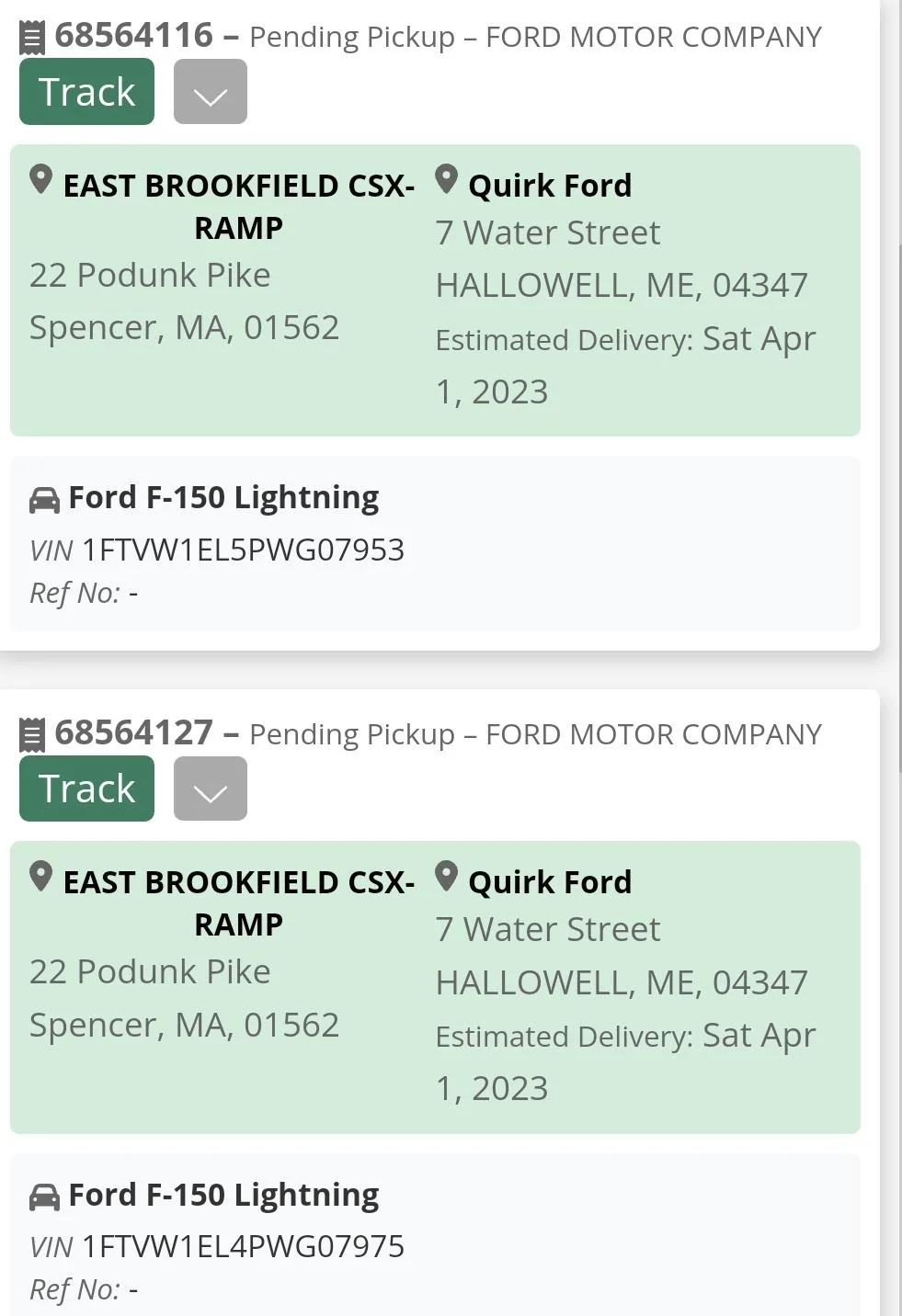 Ford F-150 Lightning ✅ 1/9/2023 Lightning Build Week Group (MY2023) SmartSelect_20230401_095219_Chrom