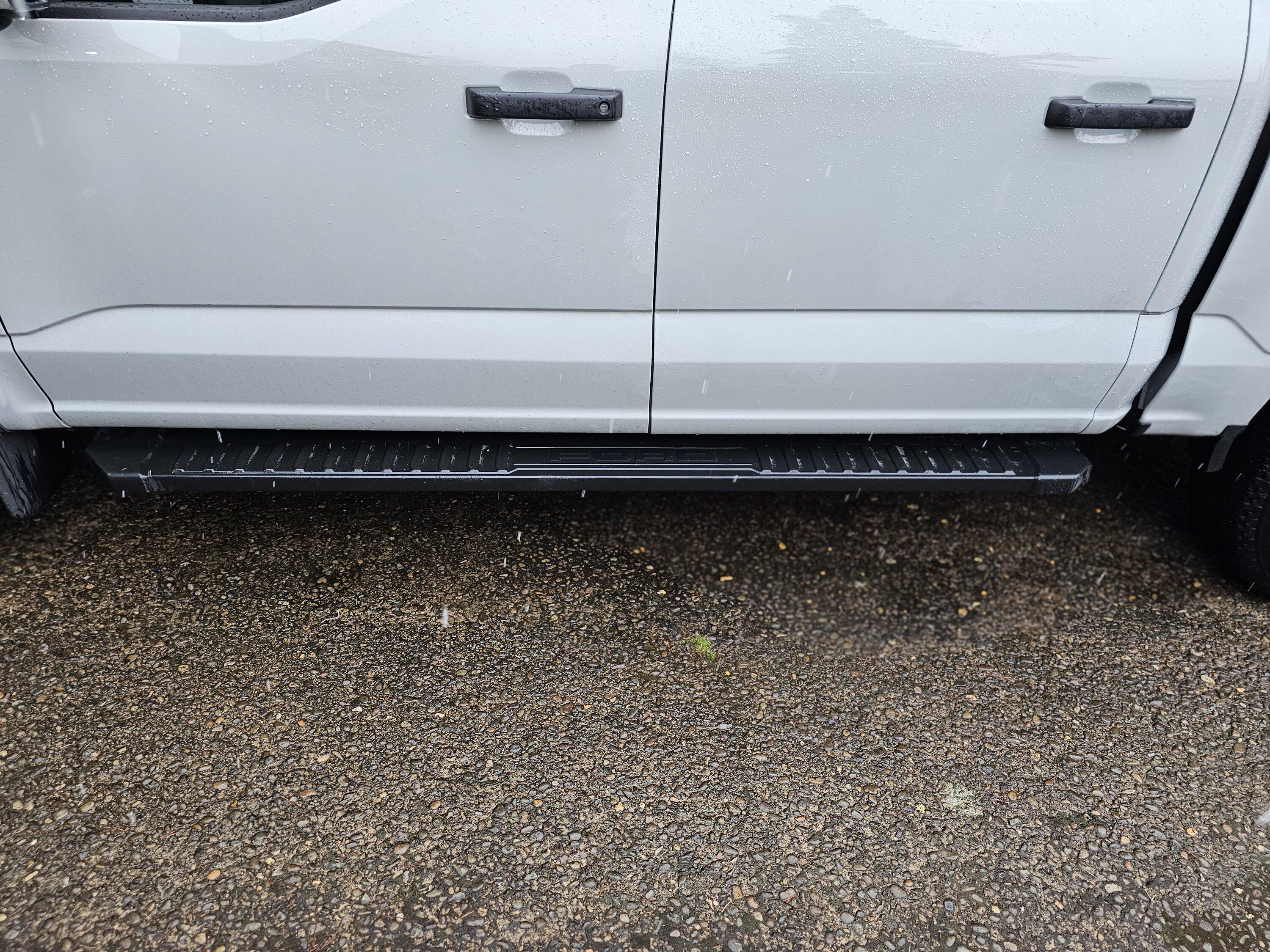 Ford F-150 Lightning Lightning Step Bars, Rails and Running Board options? 20230403_072554