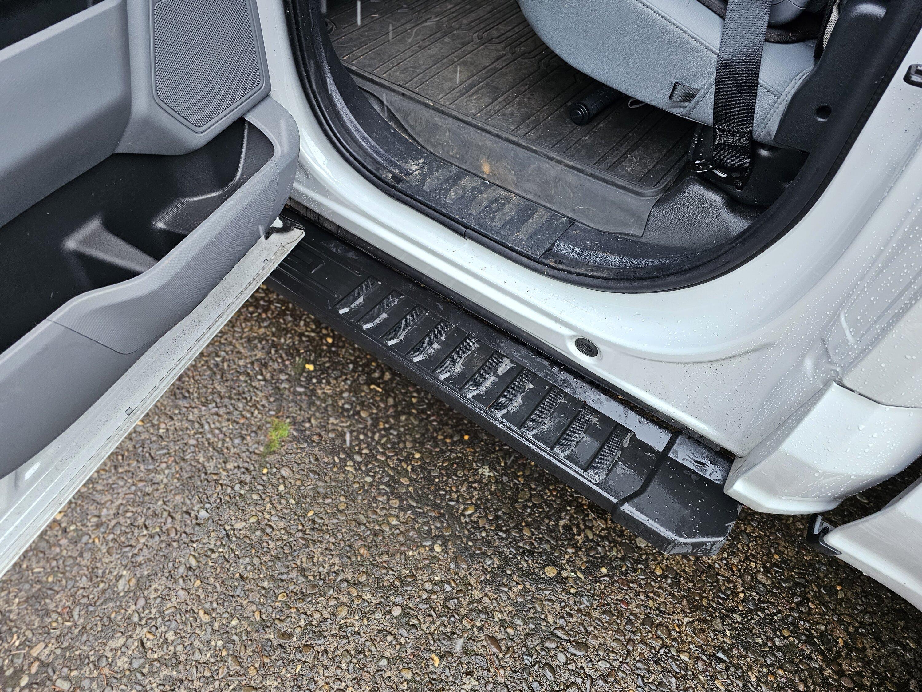 Ford F-150 Lightning Lightning Step Bars, Rails and Running Board options? 20230403_072604
