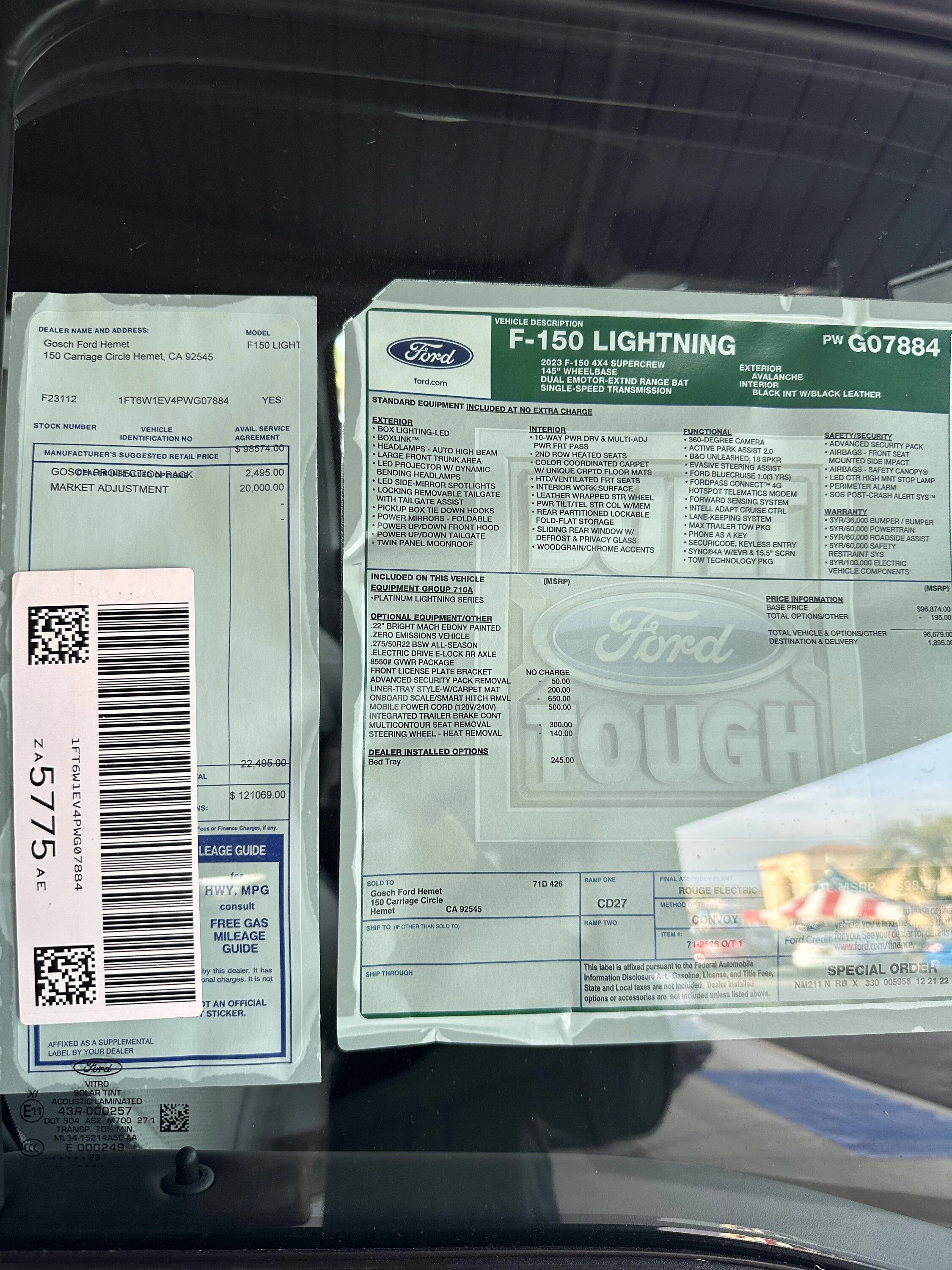 Ford F-150 Lightning Pro available at my dealer ? $41K - can it be true ?? IMG_1673